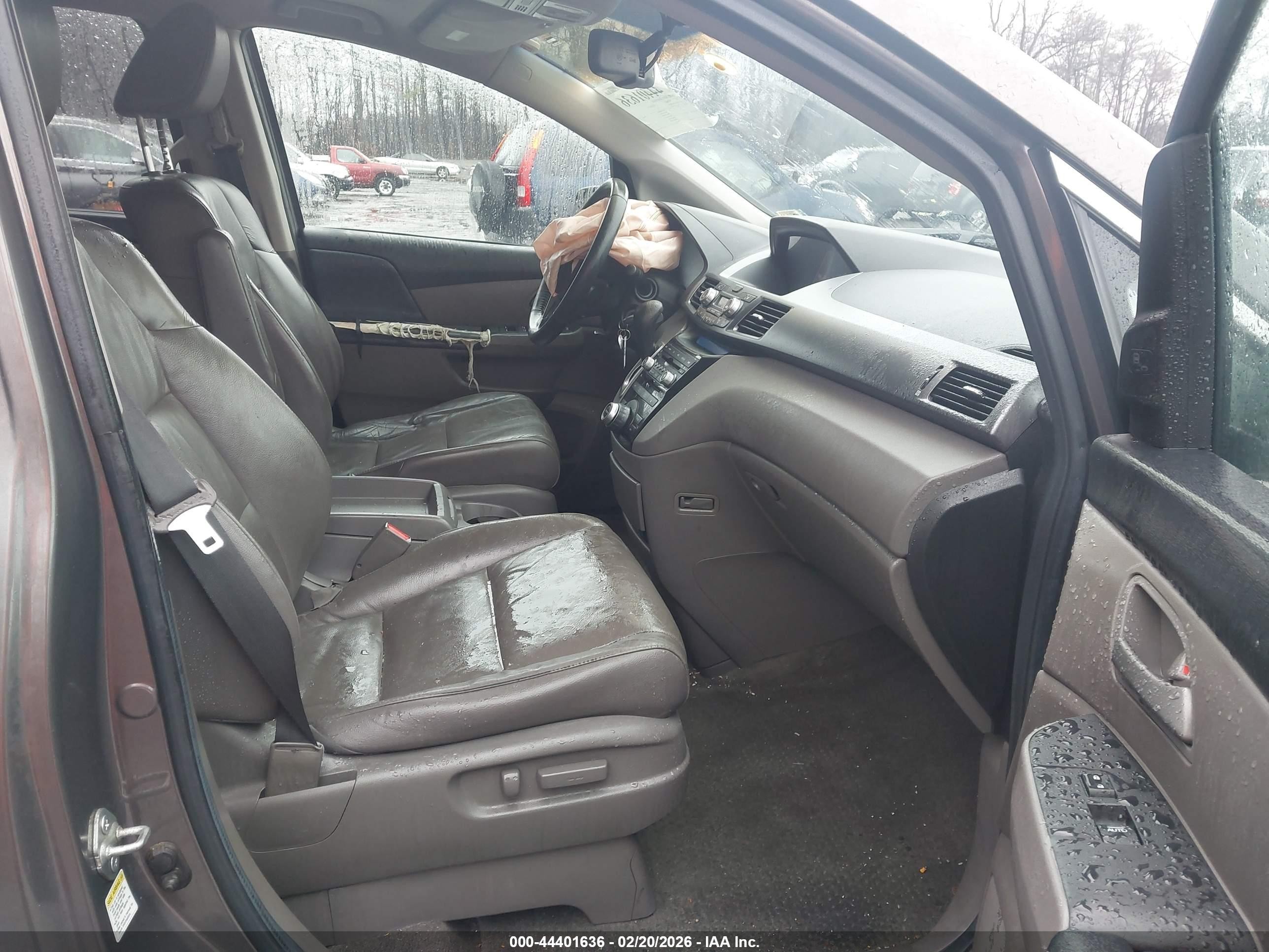 2012 Honda Odyssey Touring/touring Elite Gray vin: 5FNRL5H96CB053418