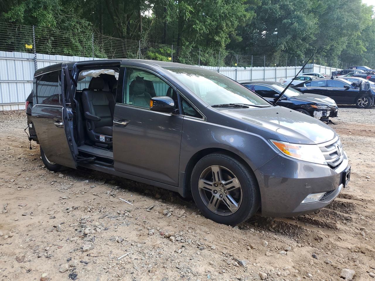 2012 Honda Odyssey Touring Gray vin: 5FNRL5H96CB054486