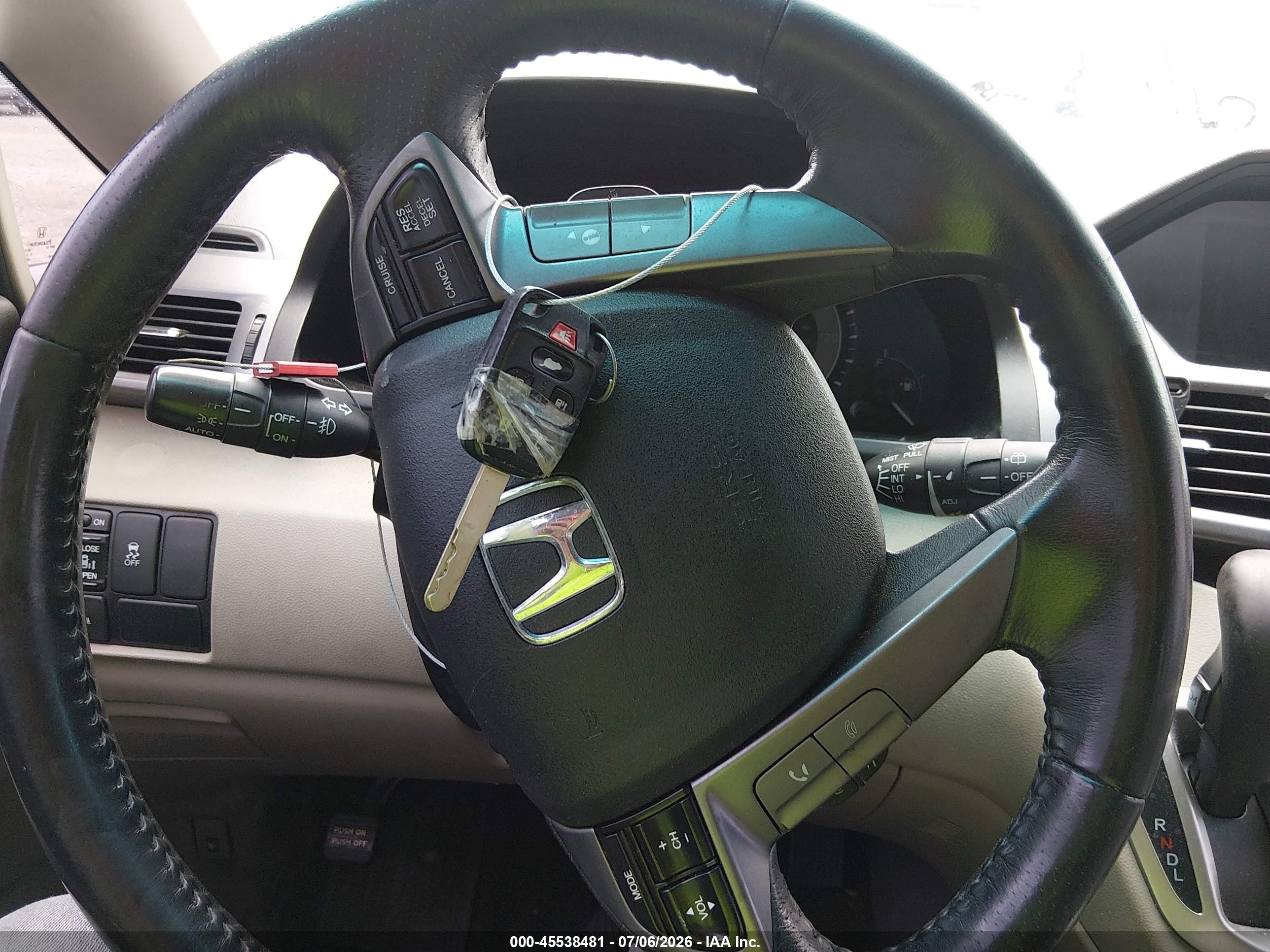 2012 Honda Odyssey Touring/touring Elite Белый vin: 5FNRL5H96CB063818