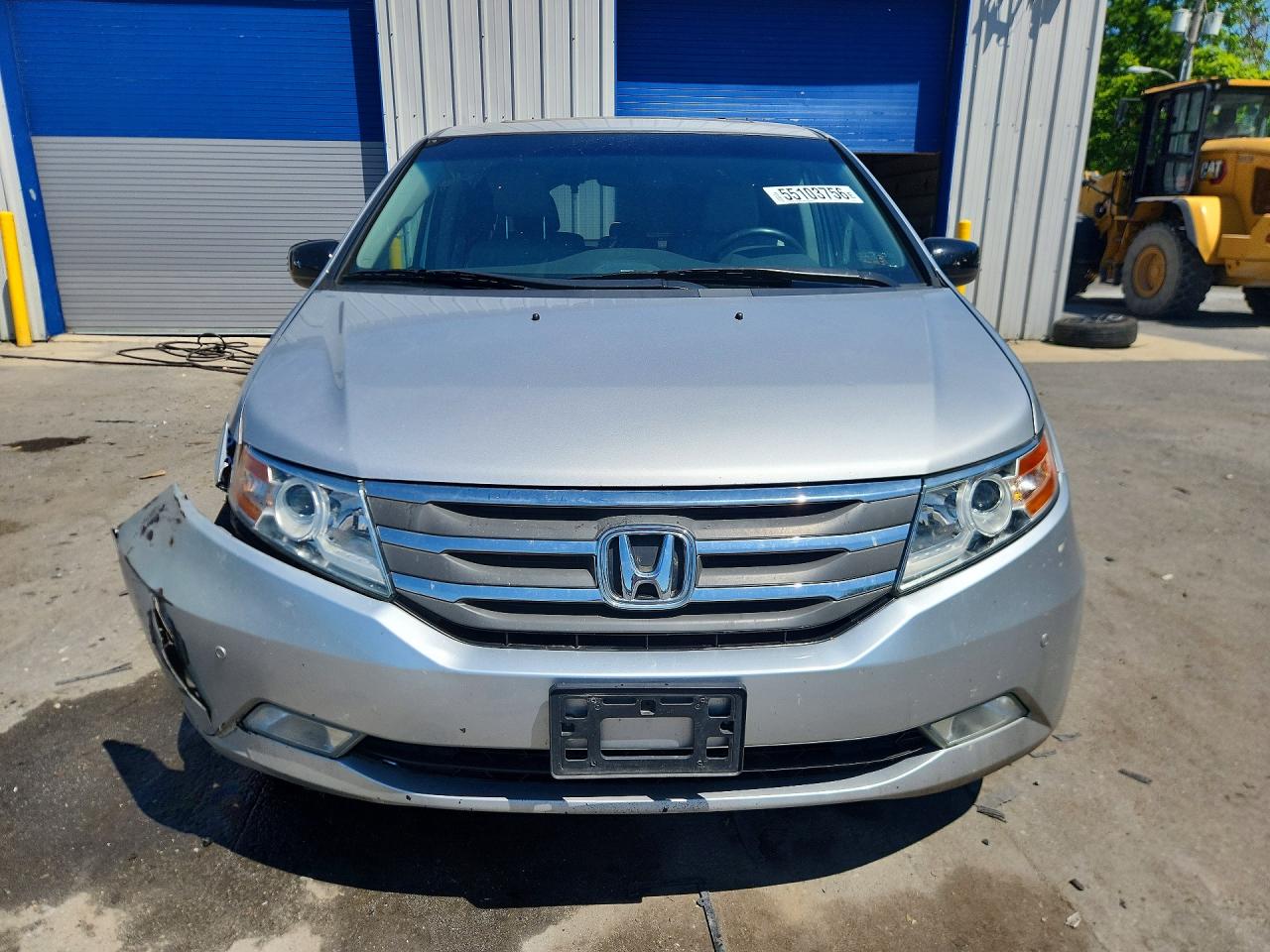 2012 Honda Odyssey Touring Silver vin: 5FNRL5H96CB083549