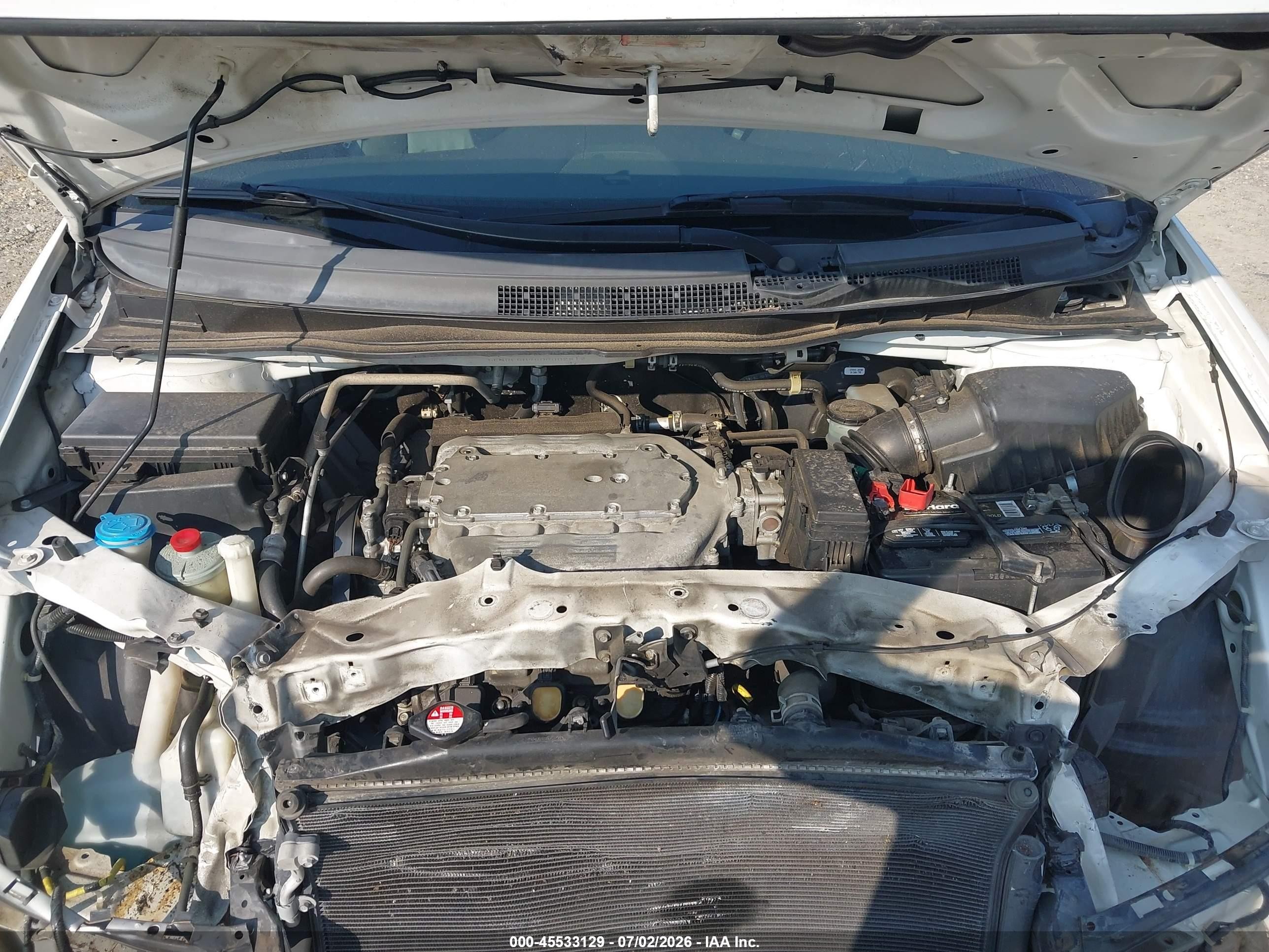 2013 Honda Odyssey Touring/touring Elite White vin: 5FNRL5H96DB002812