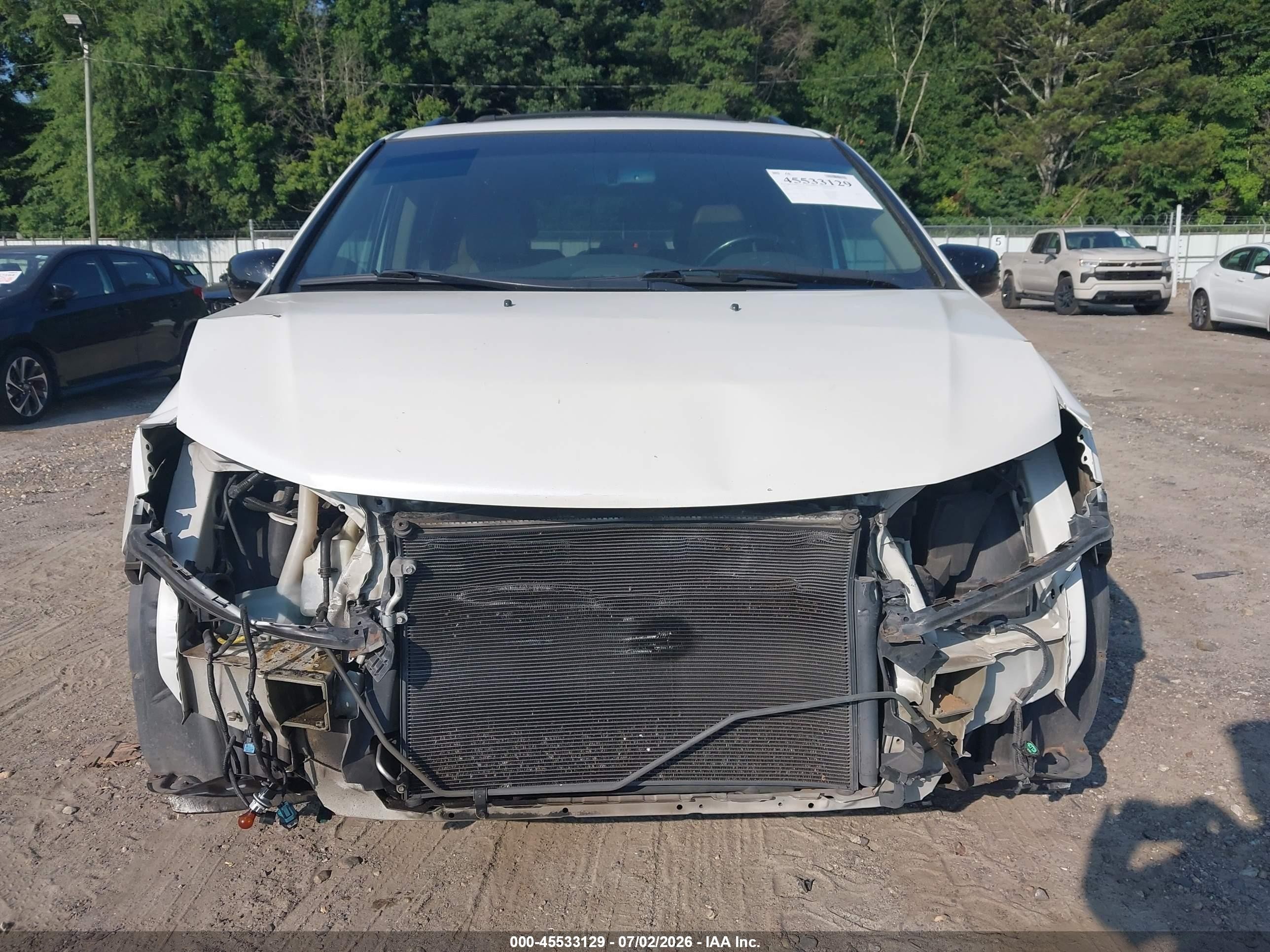 2013 Honda Odyssey Touring/touring Elite White vin: 5FNRL5H96DB002812