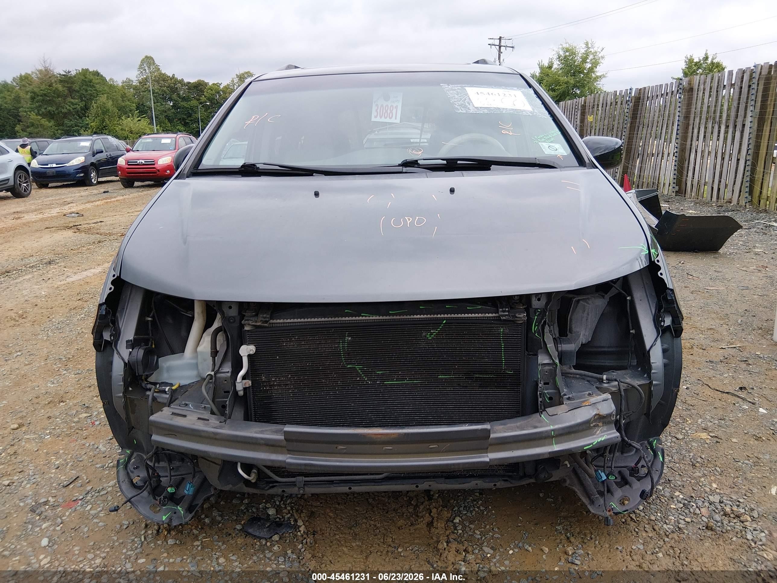 2013 Honda Odyssey Touring/touring Elite Gray vin: 5FNRL5H96DB006956