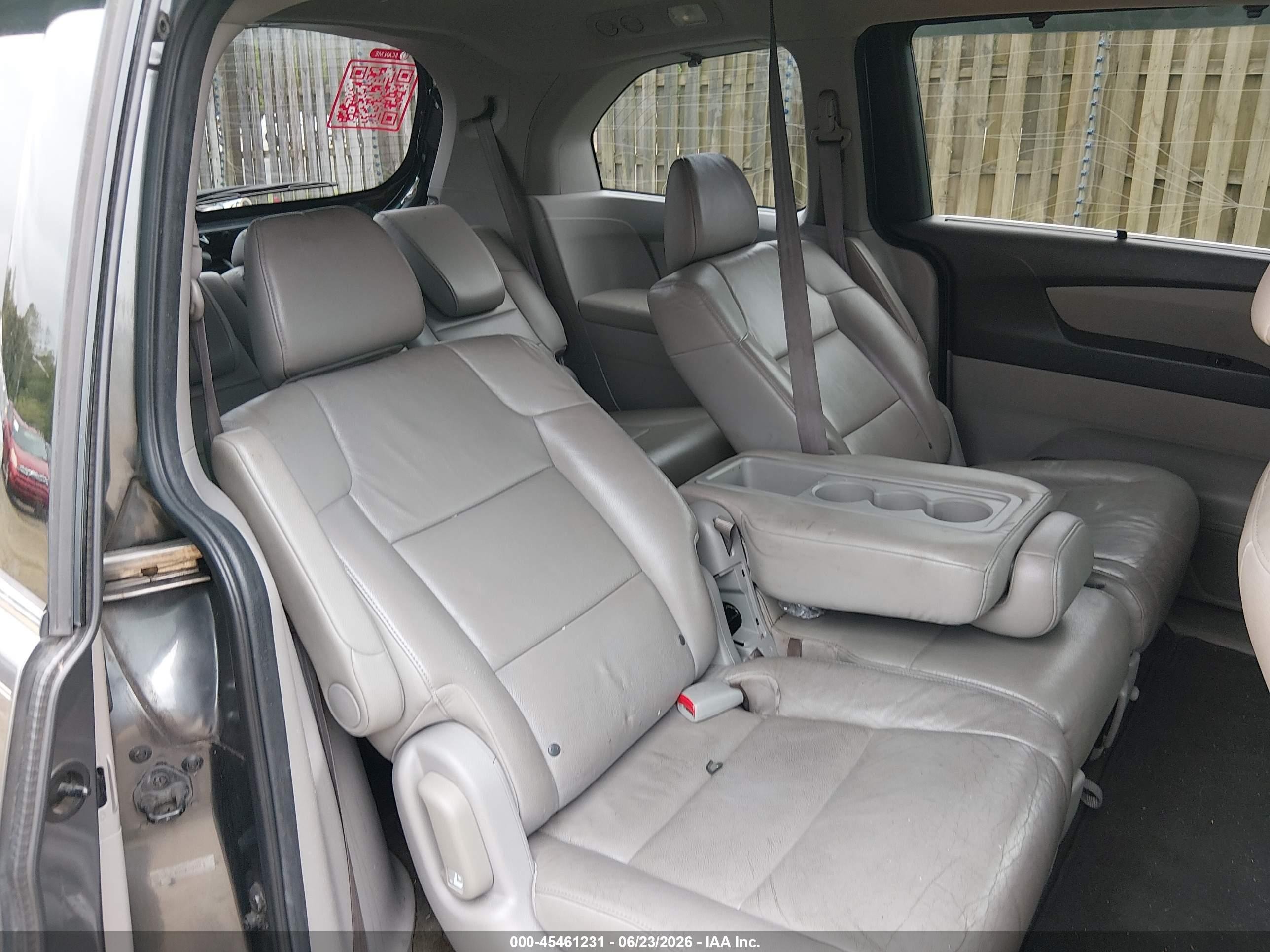 2013 Honda Odyssey Touring/touring Elite Gray vin: 5FNRL5H96DB006956