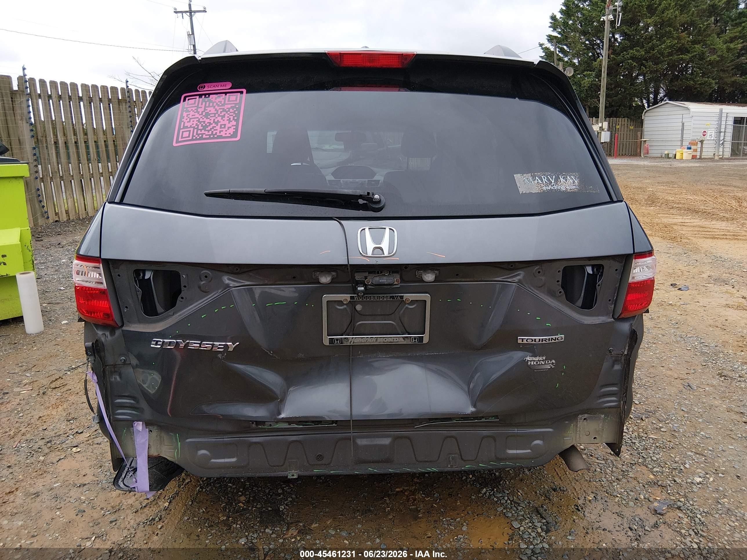 2013 Honda Odyssey Touring/touring Elite Gray vin: 5FNRL5H96DB006956
