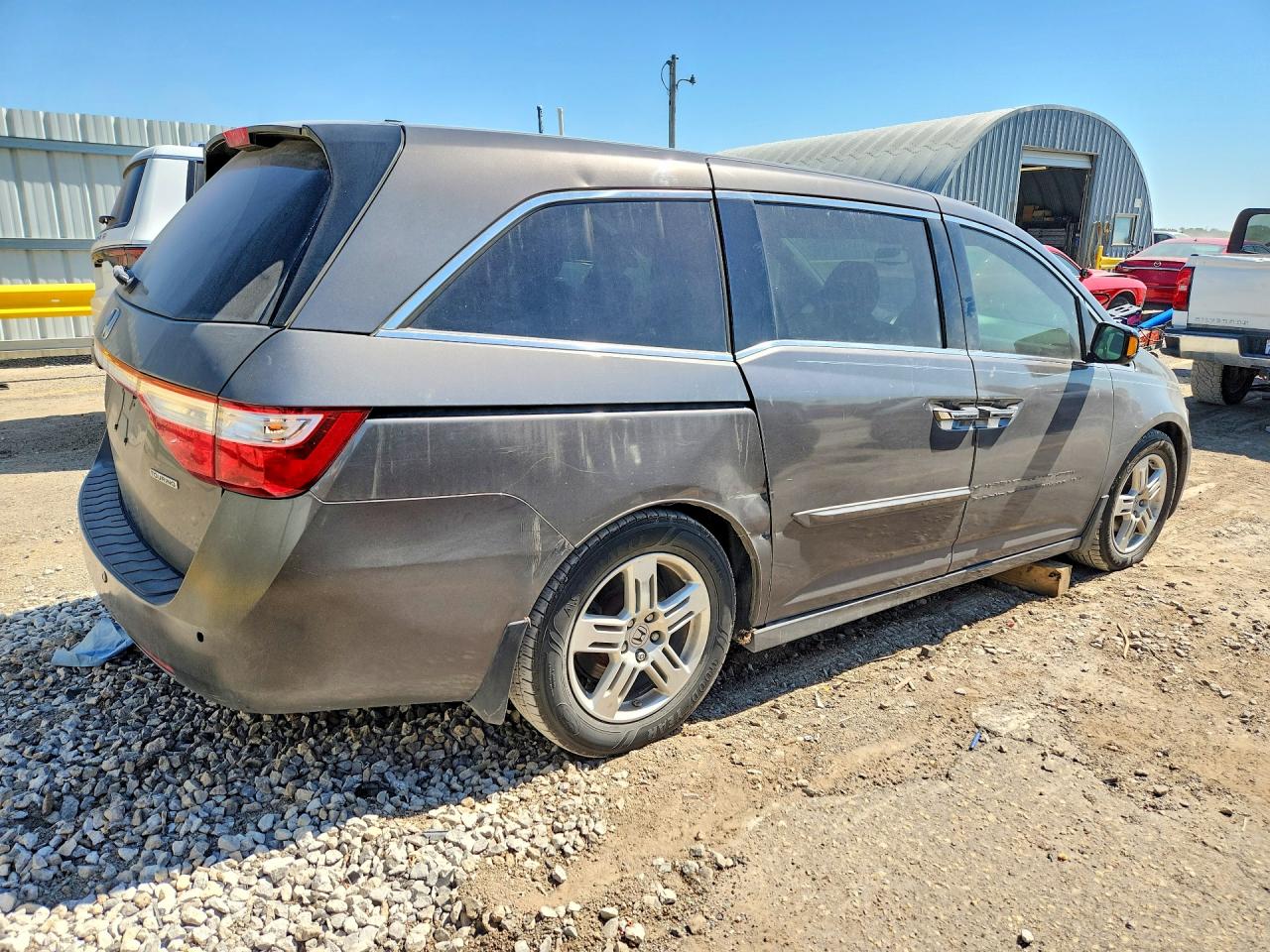 2013 Honda Odessey Серый vin: 5FNRL5H96DB038497