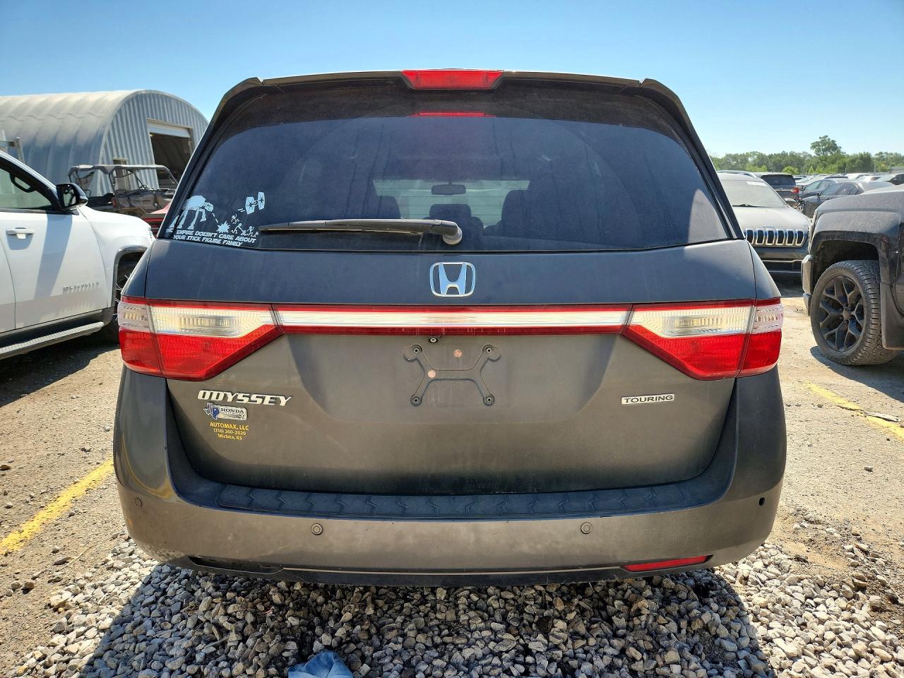 2013 Honda Odessey Серый vin: 5FNRL5H96DB038497