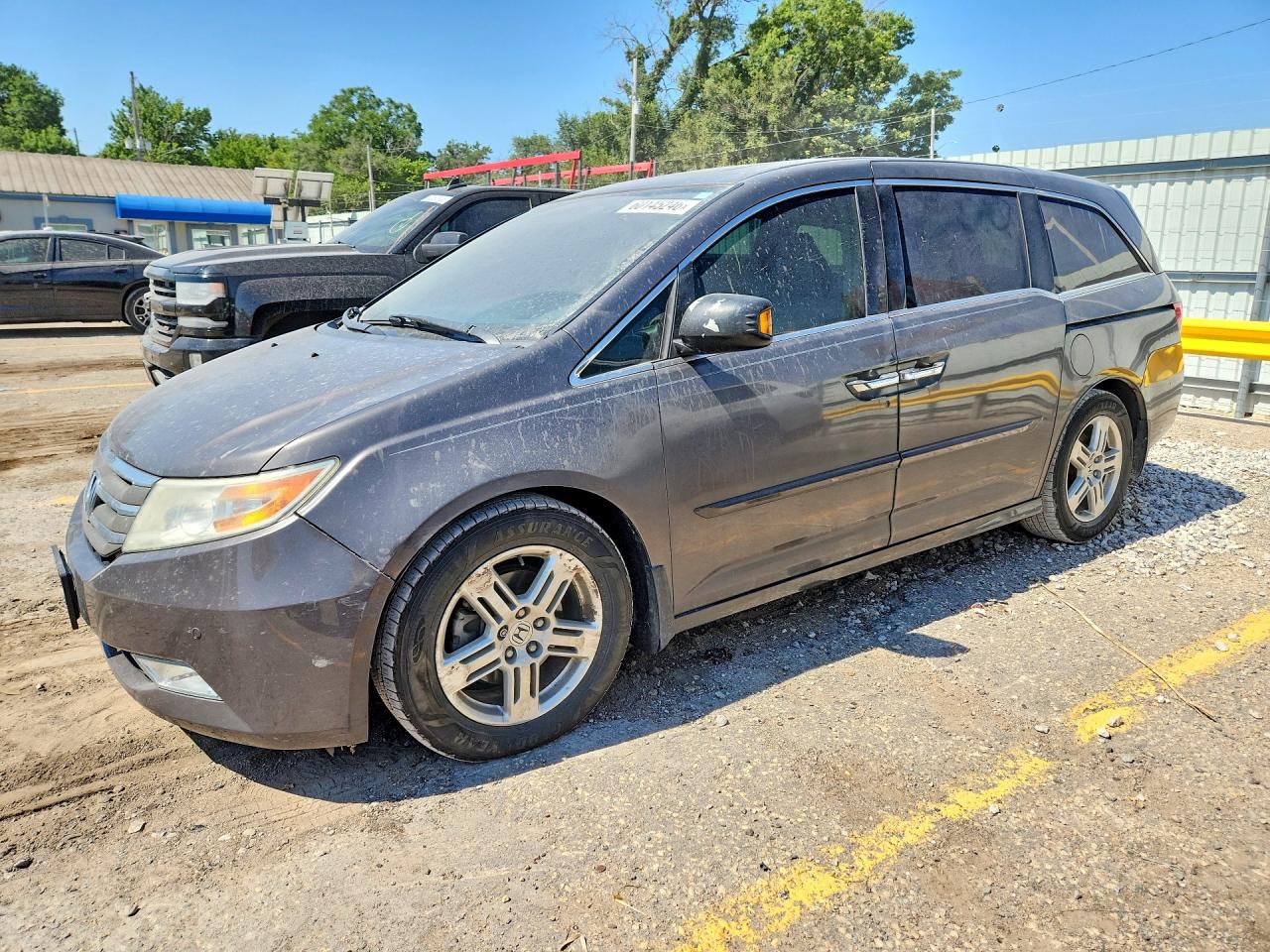 2013 Honda Odessey Gray vin: 5FNRL5H96DB038497