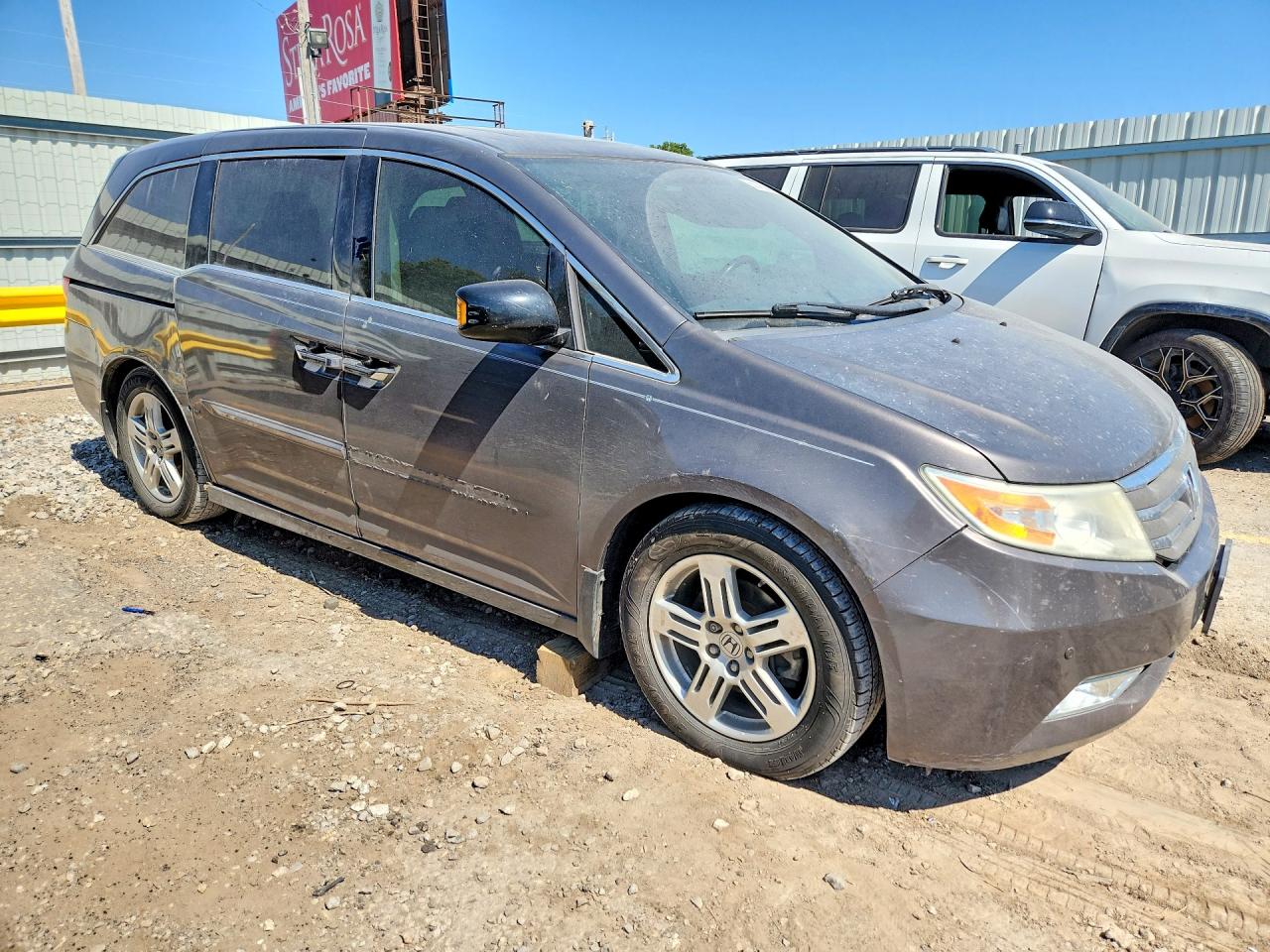2013 Honda Odessey Серый vin: 5FNRL5H96DB038497