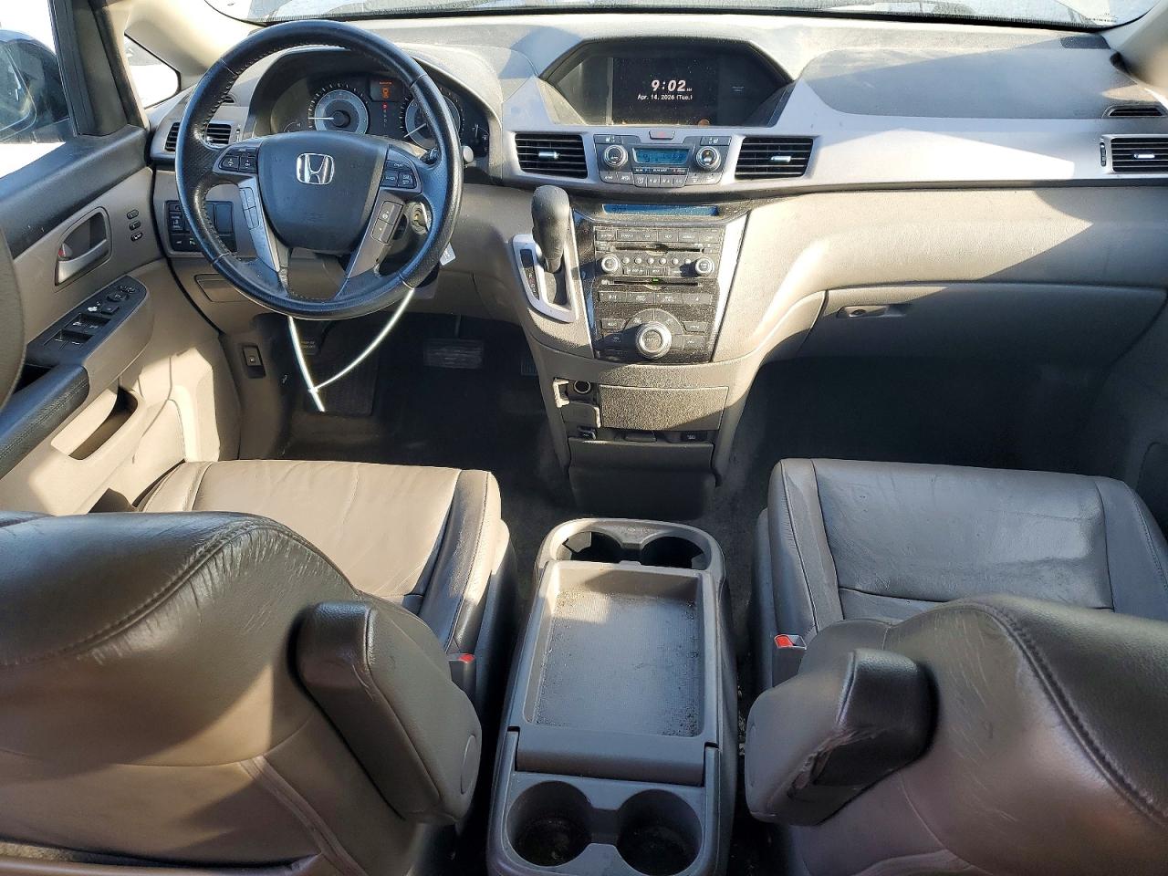 2013 Honda Odyssey Touring Gray vin: 5FNRL5H96DB050987