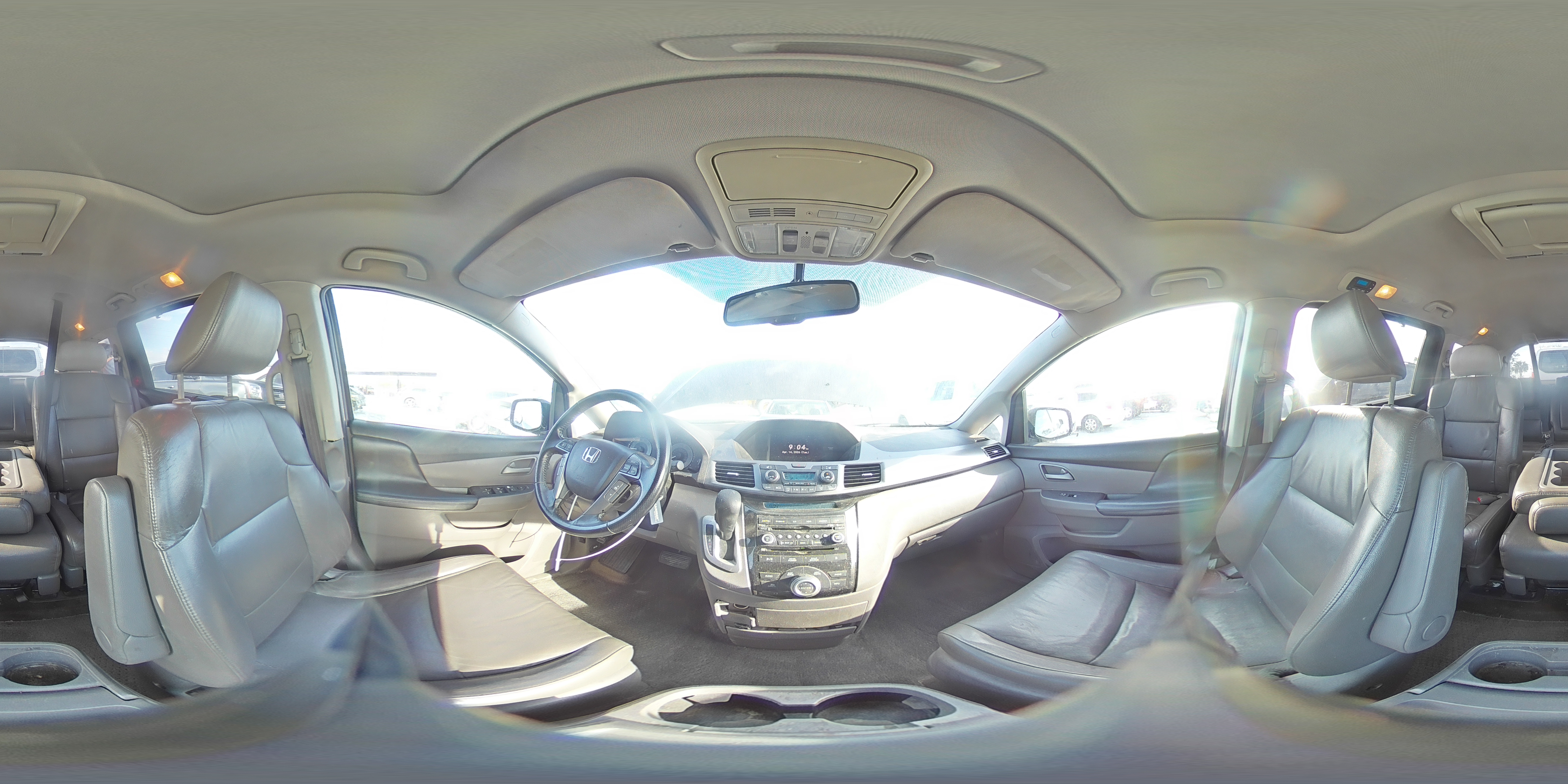 2013 Honda Odyssey Touring Gray vin: 5FNRL5H96DB050987