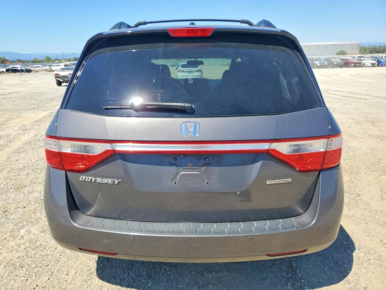 2013 Honda Odyssey Touring Gray vin: 5FNRL5H96DB052447