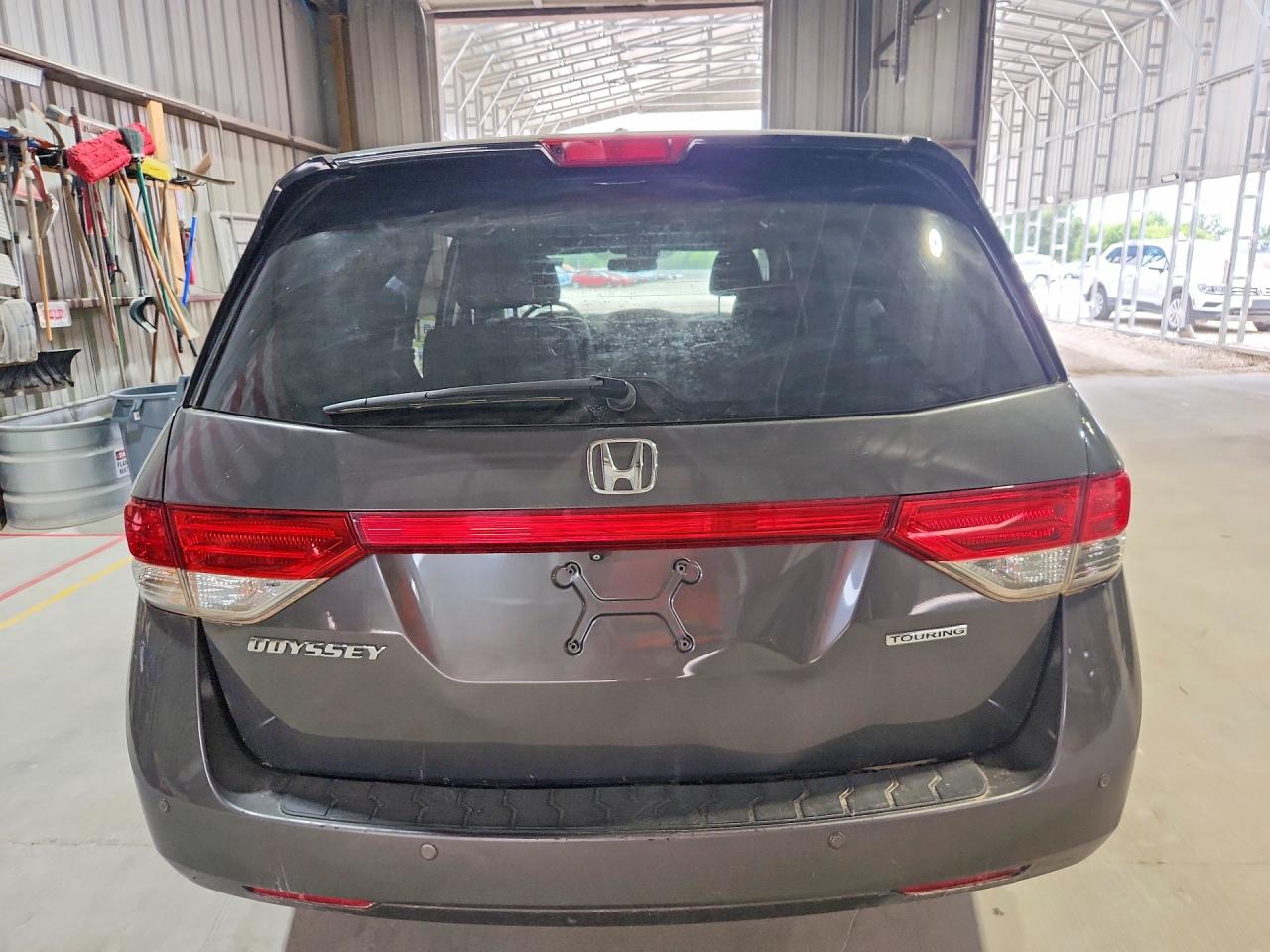 2014 Honda Odyssey Touring Gray vin: 5FNRL5H96EB018459