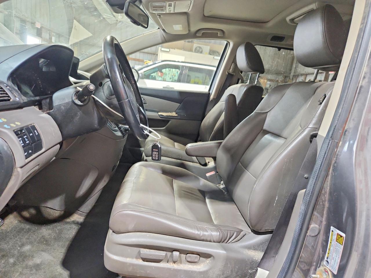 2014 Honda Odyssey Touring Gray vin: 5FNRL5H96EB018459