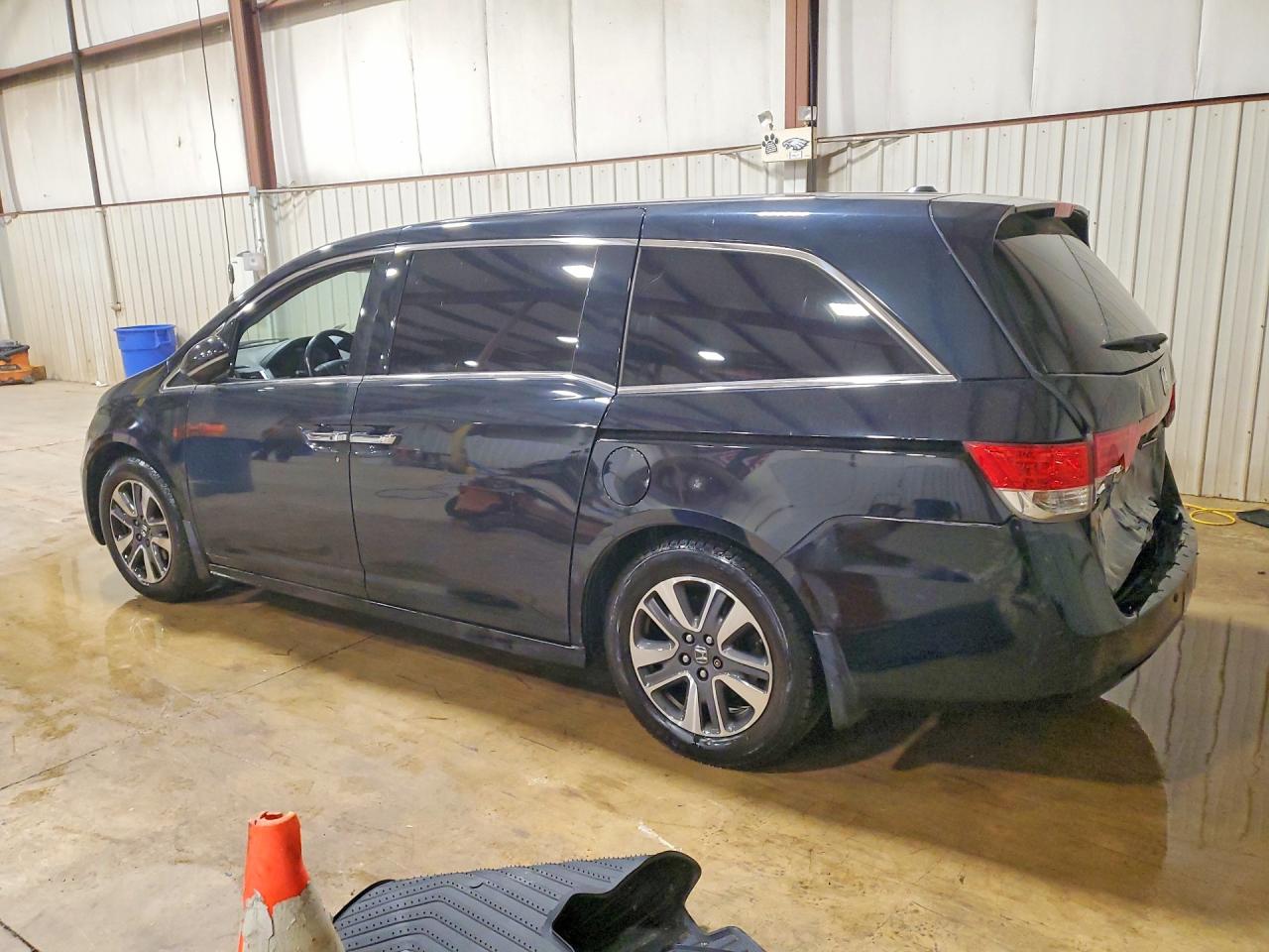 2014 Honda Odyssey Touring Black vin: 5FNRL5H96EB042888