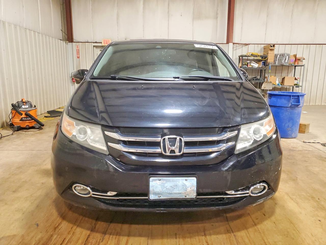 2014 Honda Odyssey Touring Black vin: 5FNRL5H96EB042888