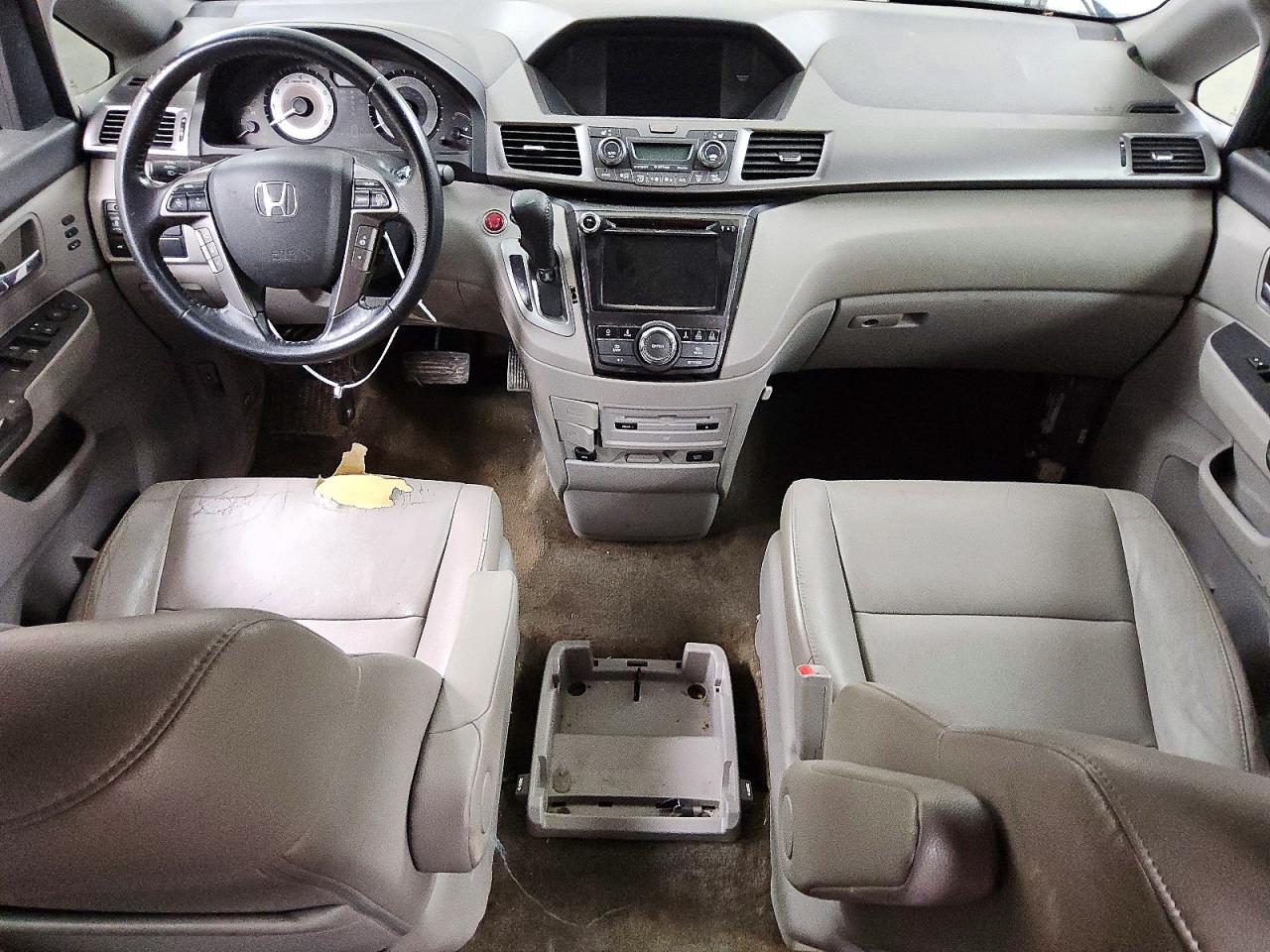 2014 Honda Odyssey Touring Blue vin: 5FNRL5H96EB070772