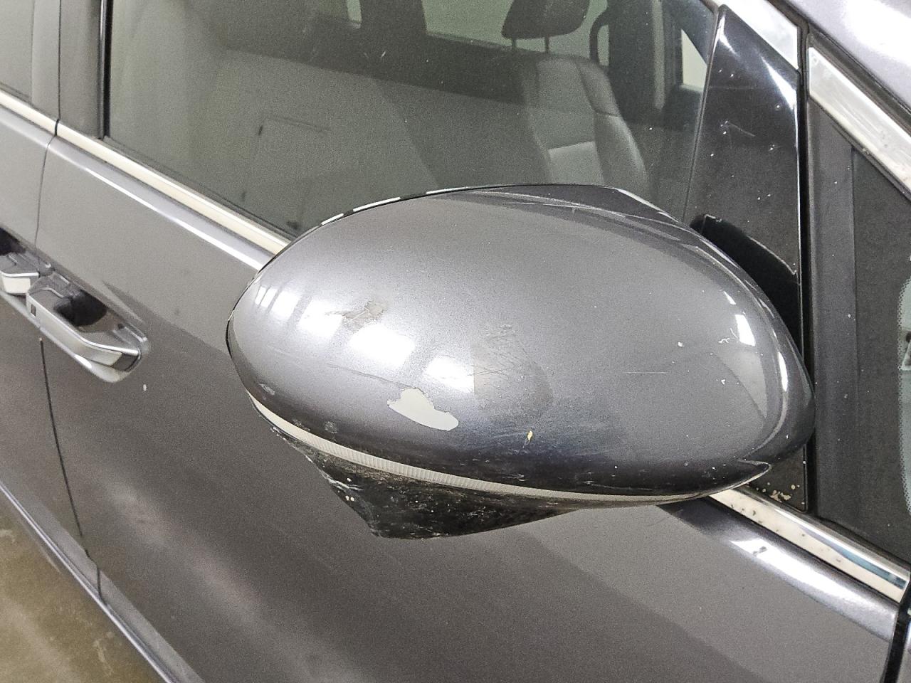 2014 Honda Odyssey Touring Blue vin: 5FNRL5H96EB070772 Damage: Right Mirror, Peeling, 1 To 2 Inches