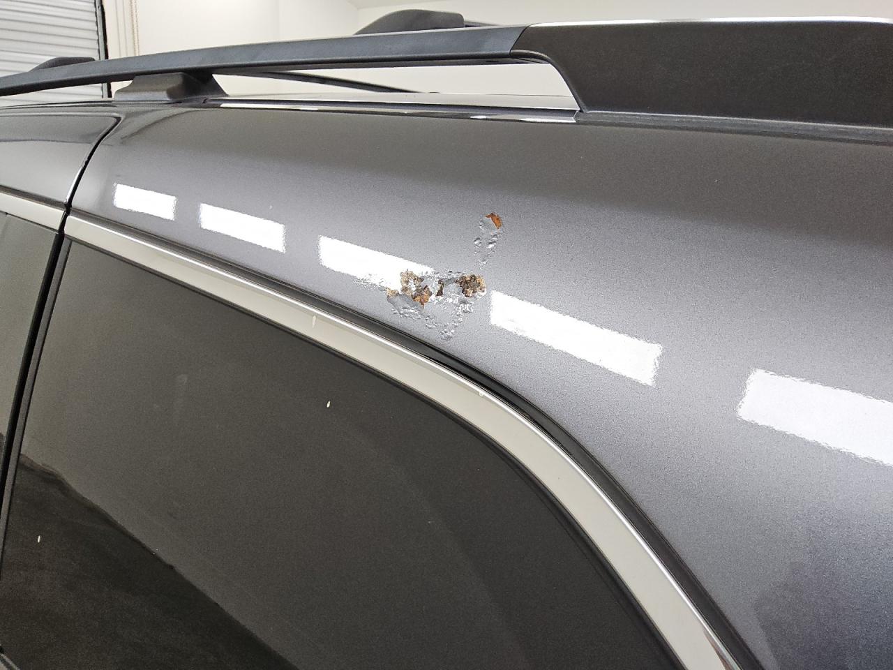 2014 Honda Odyssey Touring Blue vin: 5FNRL5H96EB070772 Damage: Left Drip Rail, Rust, 8 To 9 Inches