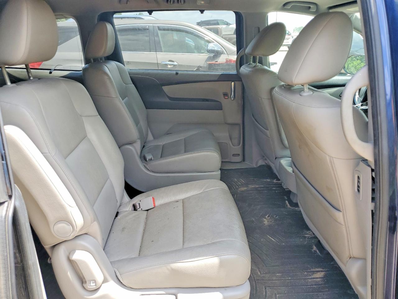 2014 Honda Odyssey Touring Синий vin: 5FNRL5H96EB080055