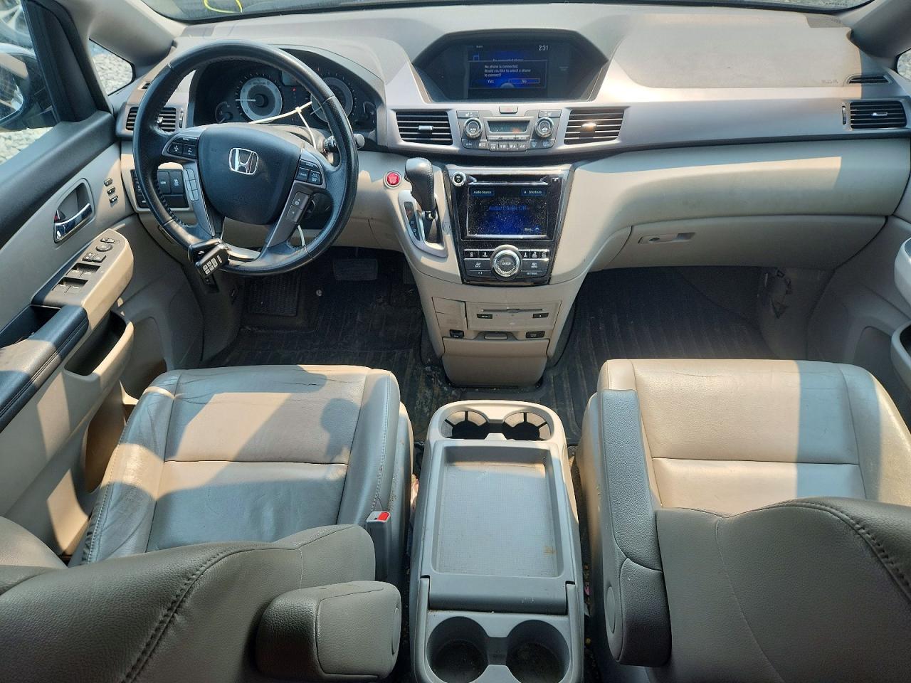 2014 Honda Odyssey Touring Blue vin: 5FNRL5H96EB088740