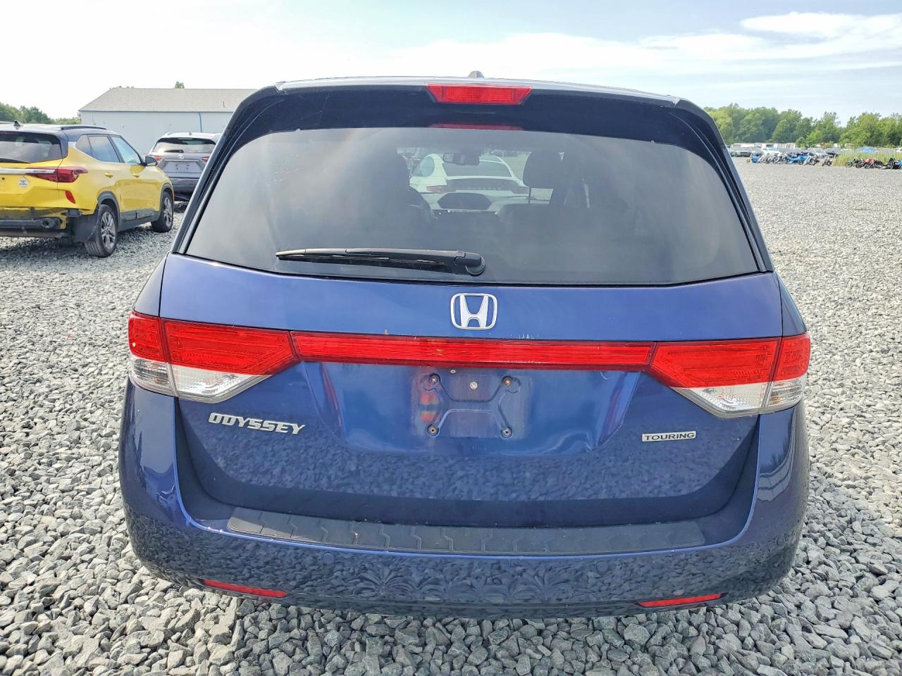 2014 Honda Odyssey Touring Blue vin: 5FNRL5H96EB088740