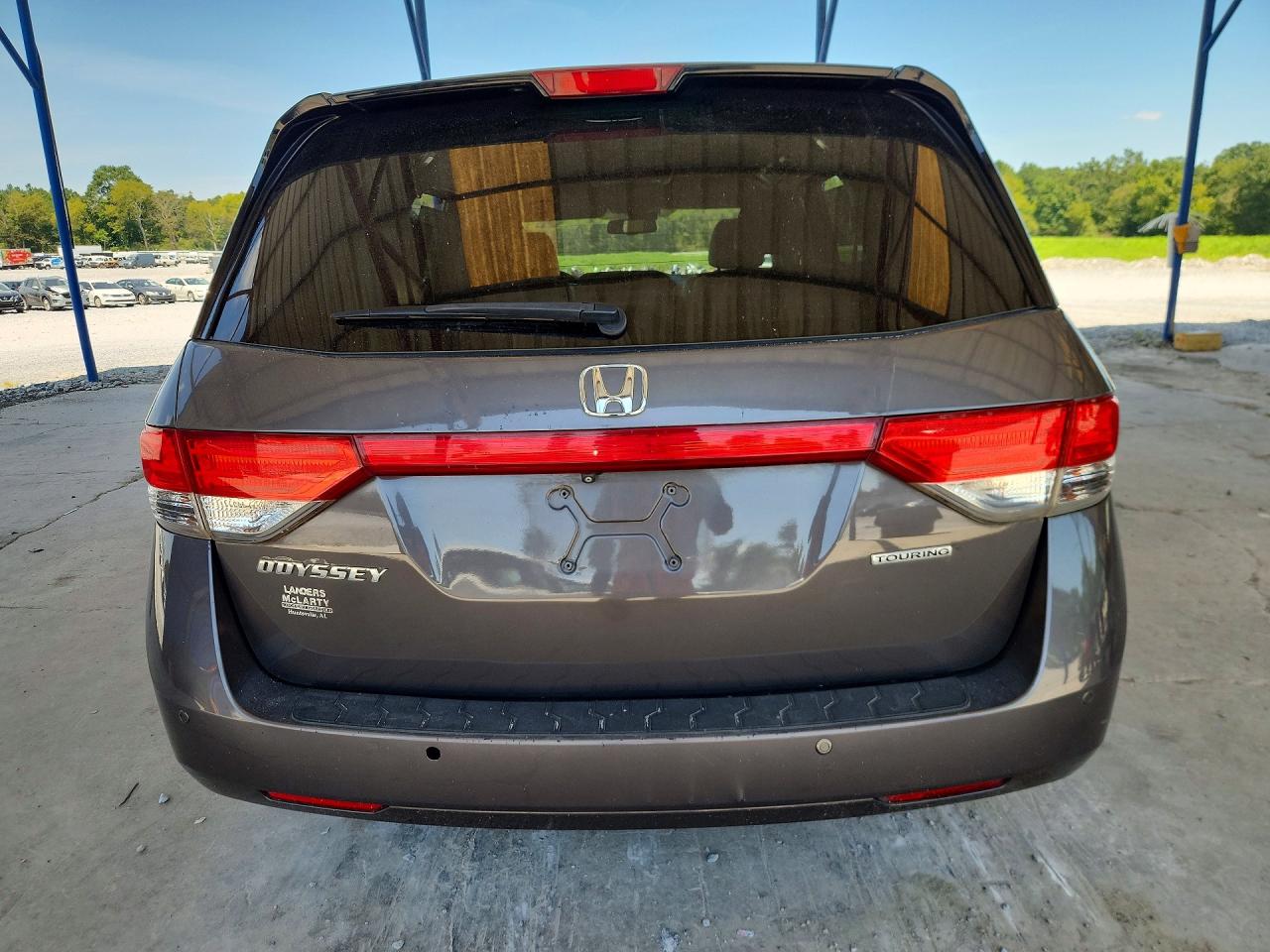 2014 Honda Odyssey Touring Gray vin: 5FNRL5H96EB112566