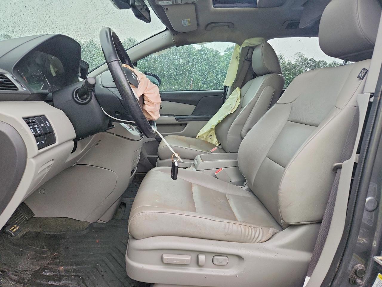 2014 Honda Odyssey Touring Gray vin: 5FNRL5H96EB122031