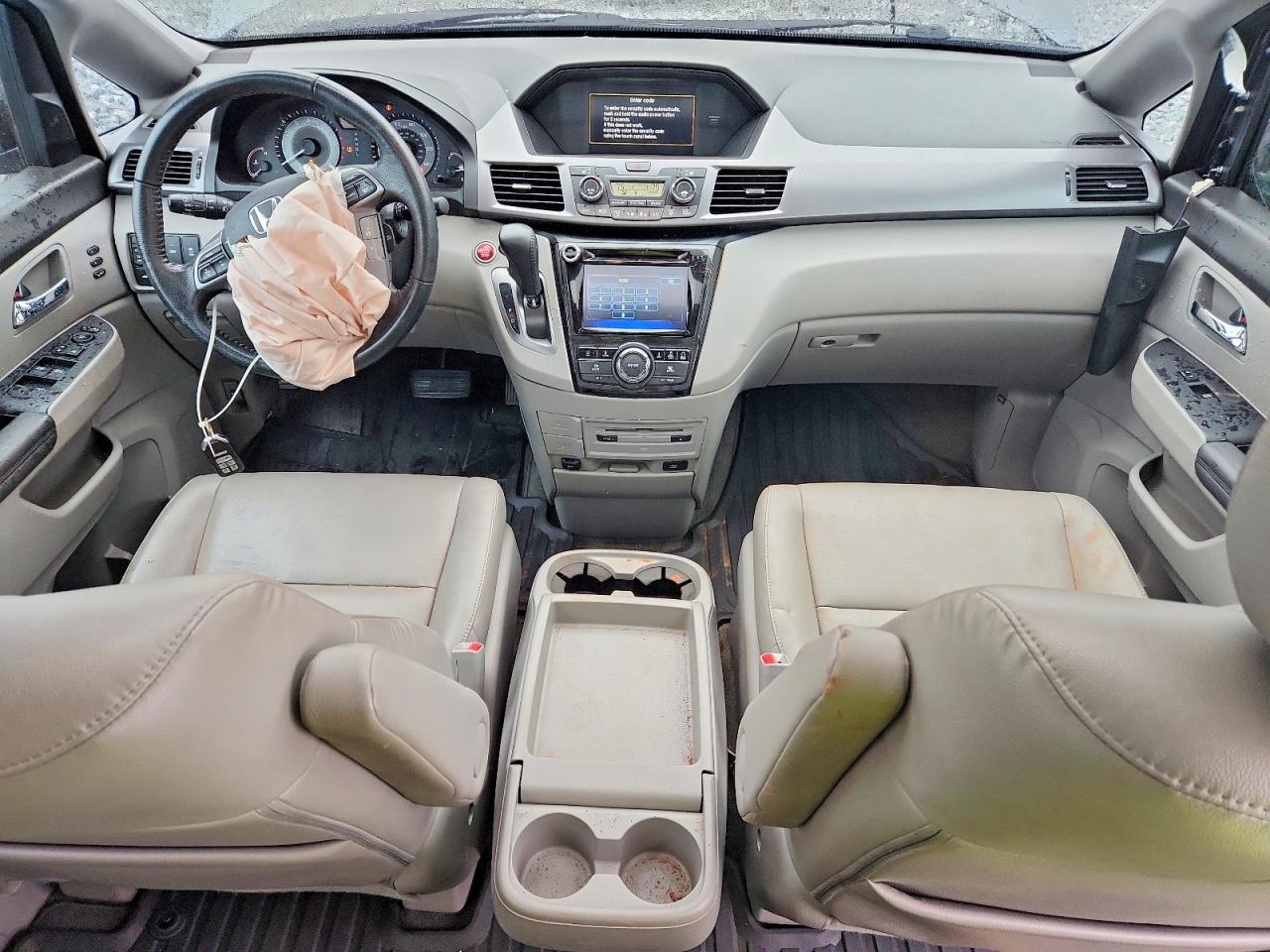 2014 Honda Odyssey Touring Gray vin: 5FNRL5H96EB122031