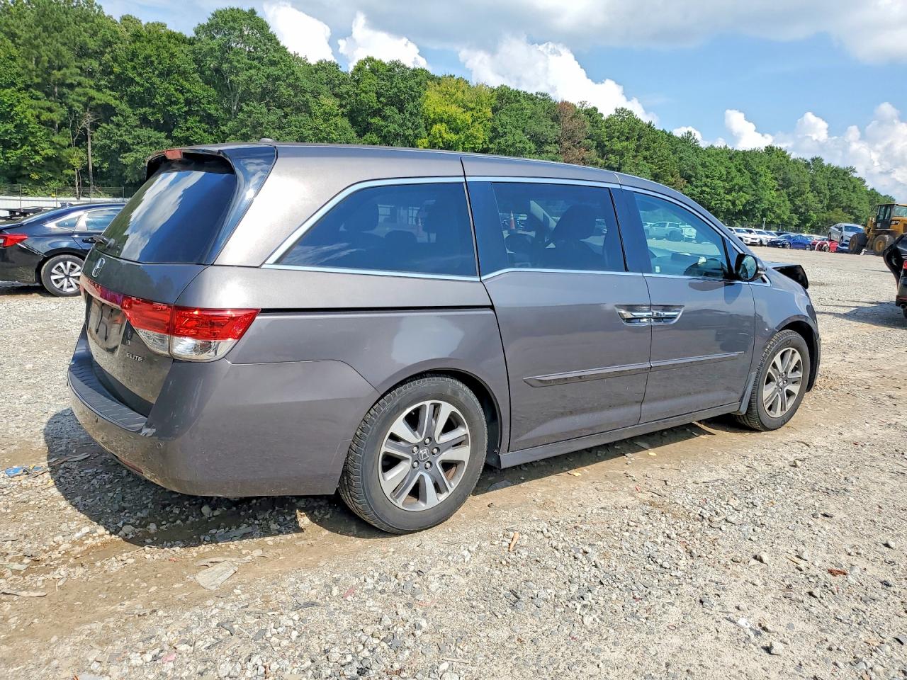 2015 Honda Odyssey Touring Gray vin: 5FNRL5H96FB034680