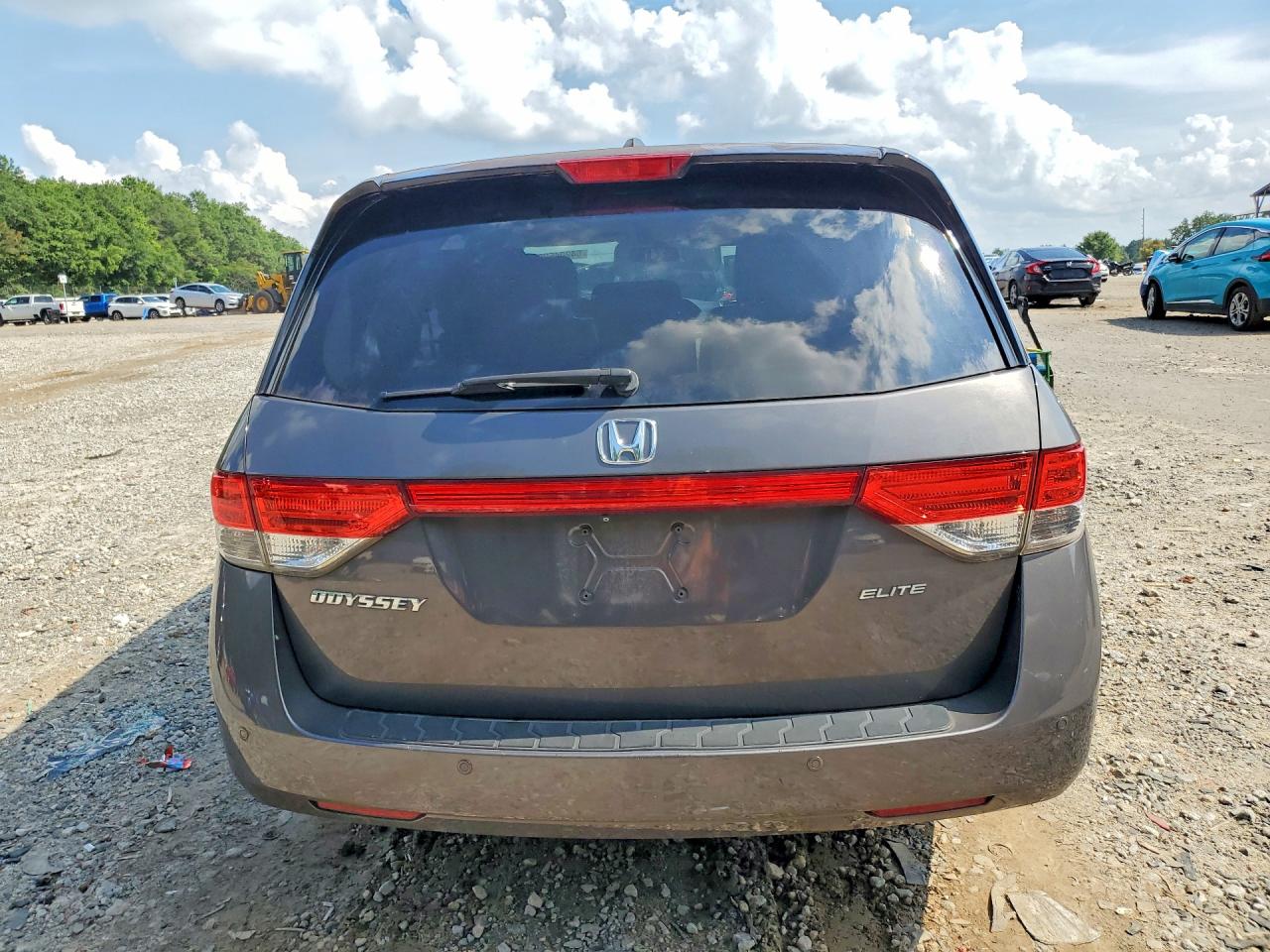 2015 Honda Odyssey Touring Gray vin: 5FNRL5H96FB034680