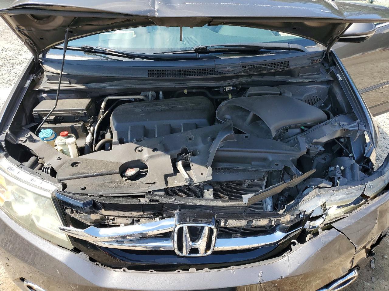 2015 Honda Odyssey Touring Gray vin: 5FNRL5H96FB034680