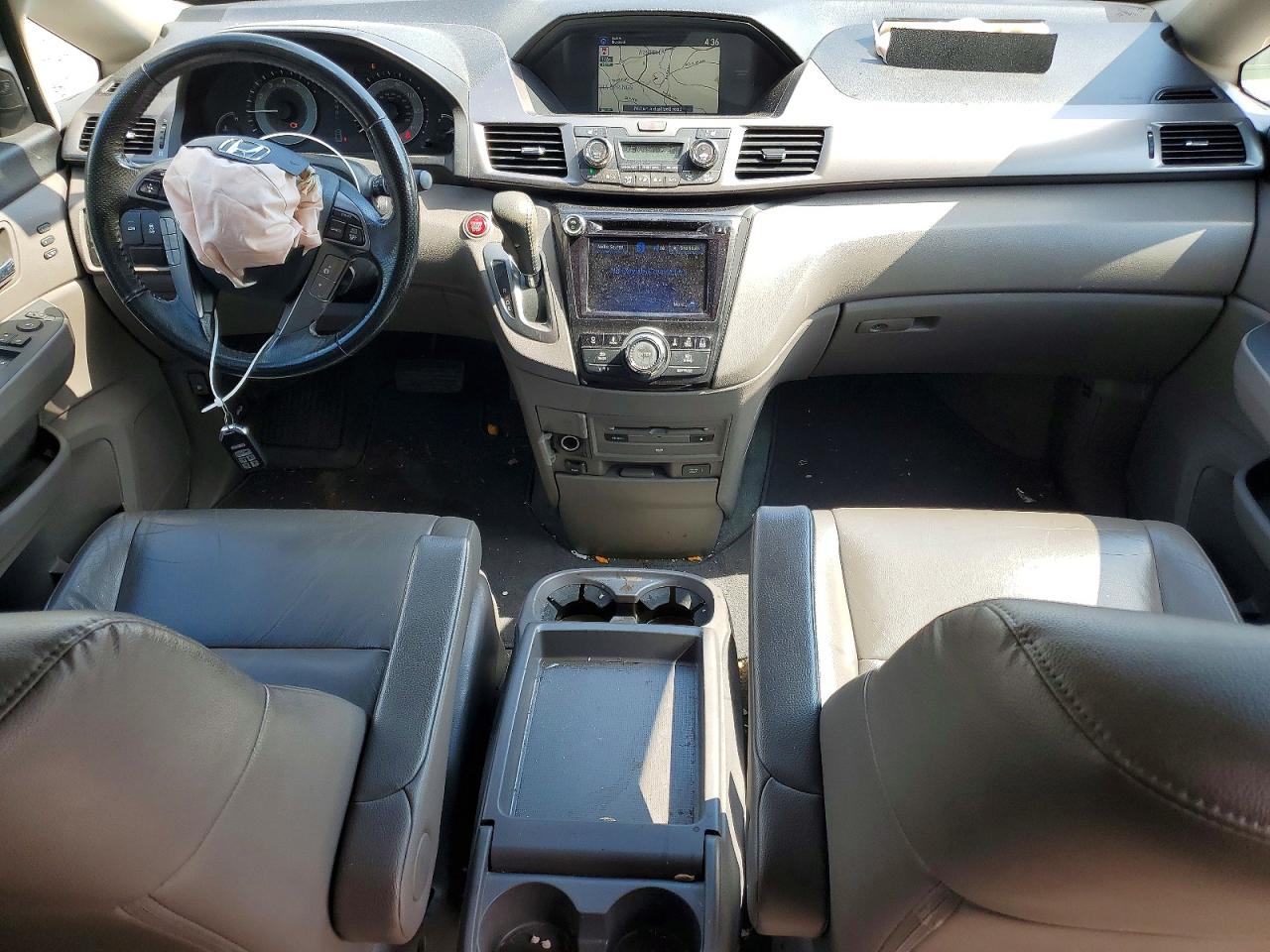 2015 Honda Odyssey Touring Gray vin: 5FNRL5H96FB034680