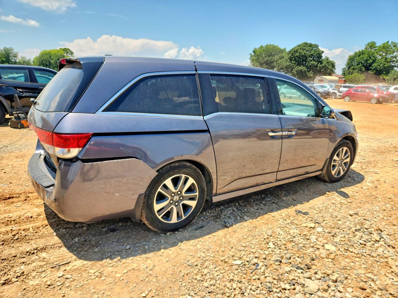 2015 Honda Odyssey Touring Charcoal vin: 5FNRL5H96FB101469