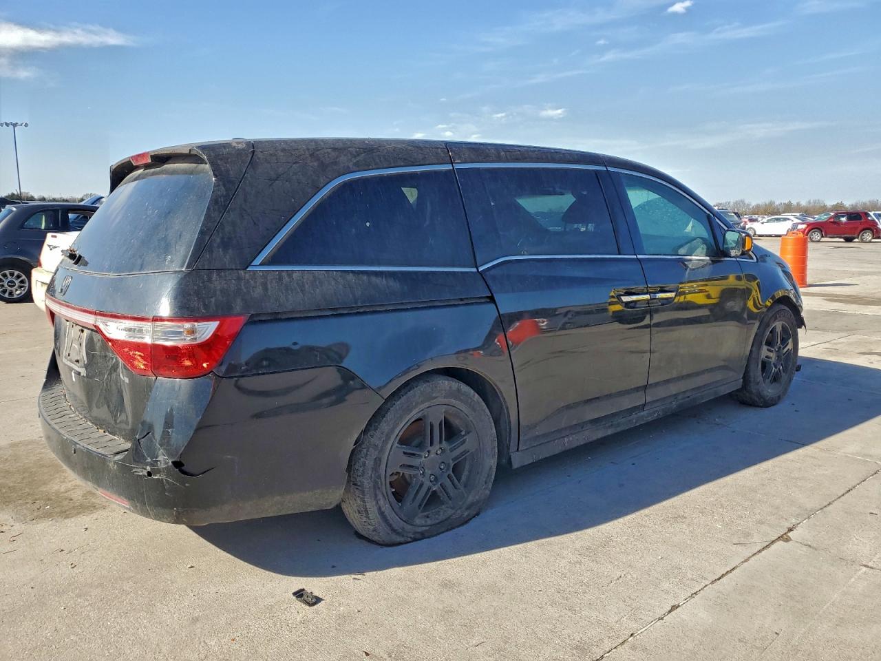 2011 Honda Odyssey Black vin: 5FNRL5H97BB028932
