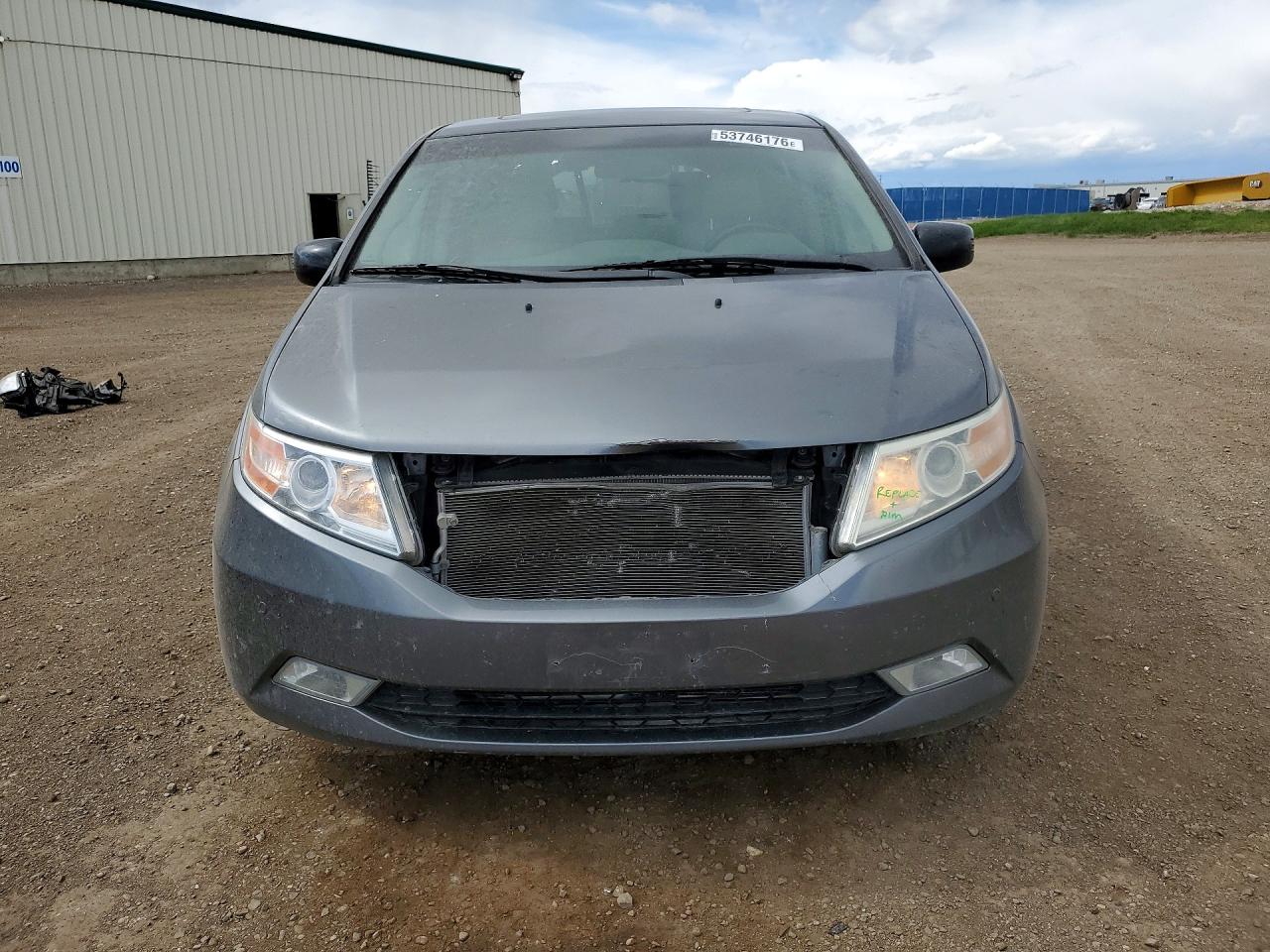 2011 Honda Odyssey Touring Gray vin: 5FNRL5H97BB508713
