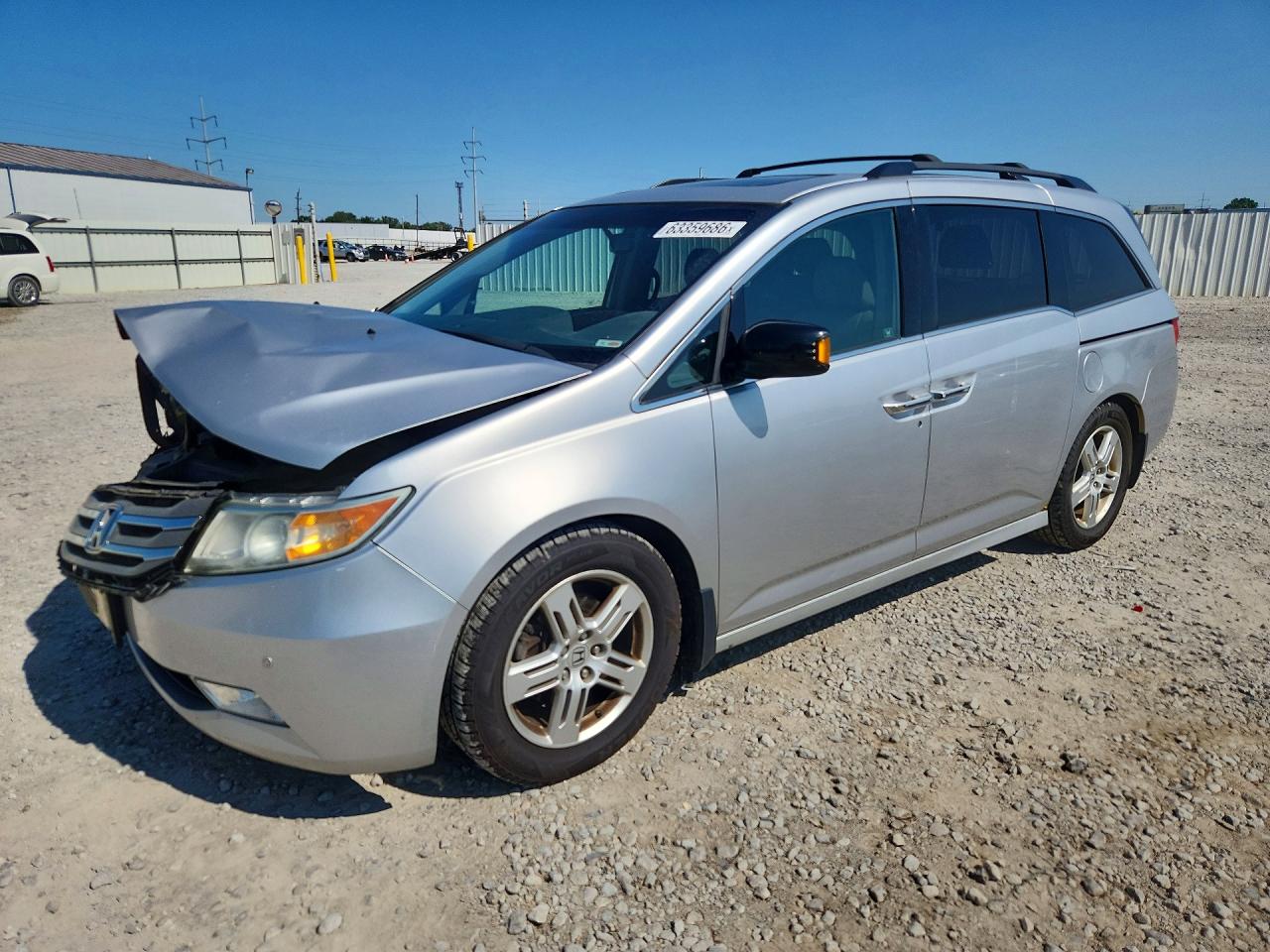 2012 Honda Odyssey Touring Silver vin: 5FNRL5H97CB007029