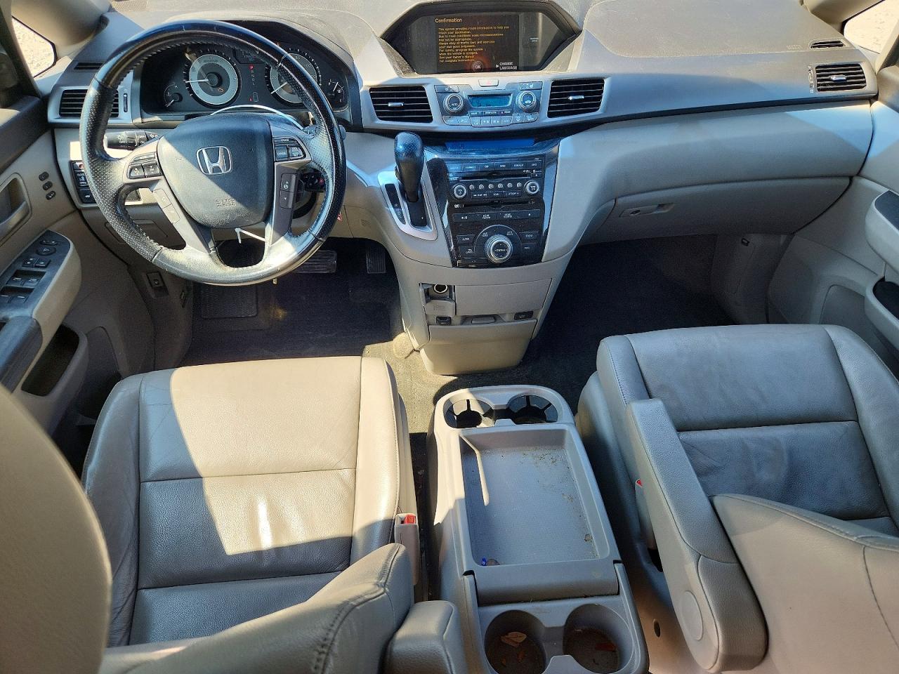 2012 Honda Odyssey Touring Silver vin: 5FNRL5H97CB007029