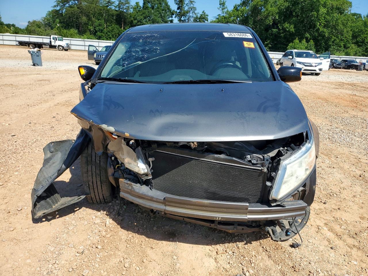 2012 Honda Odyssey Touring Gray vin: 5FNRL5H97CB031346