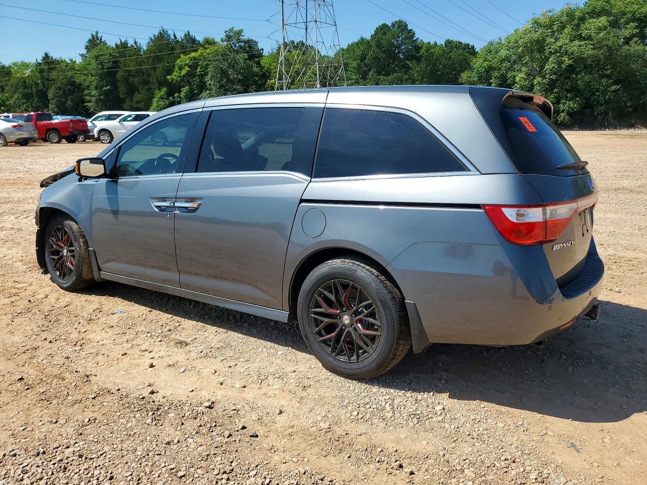 2012 Honda Odyssey Touring Gray vin: 5FNRL5H97CB031346