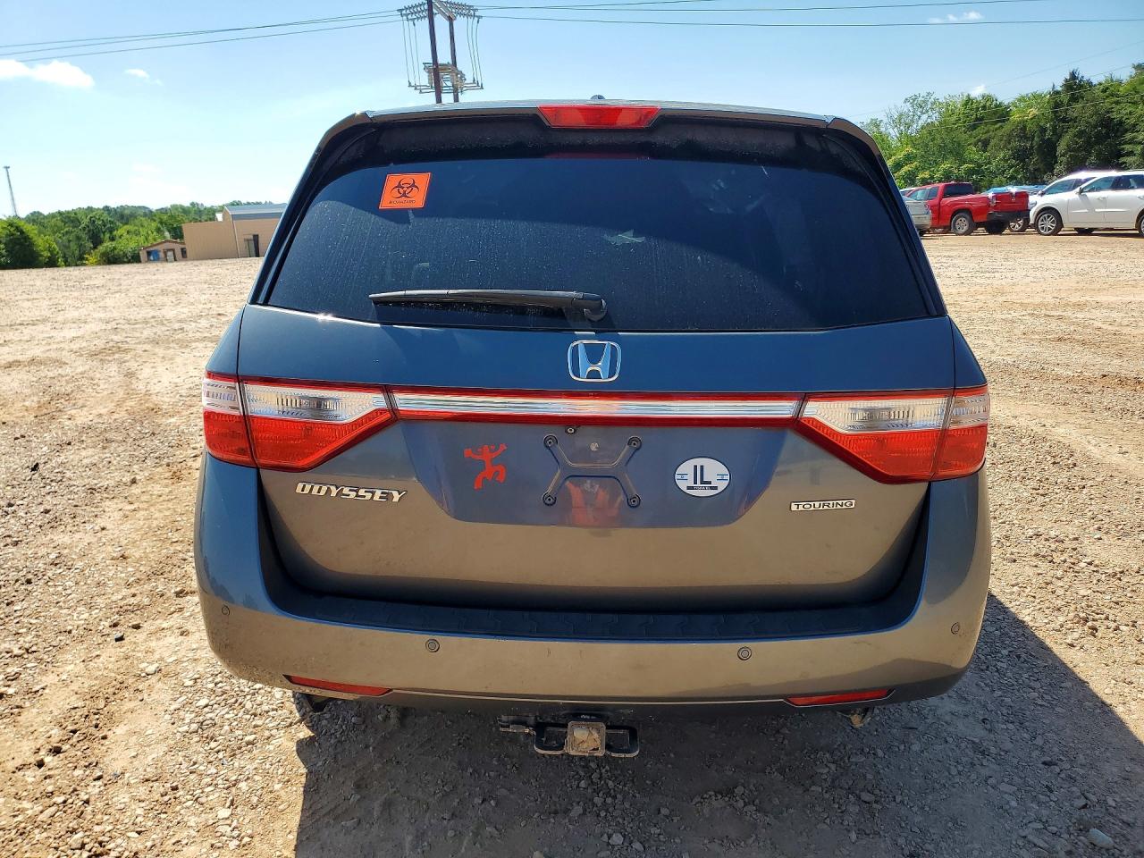 2012 Honda Odyssey Touring Gray vin: 5FNRL5H97CB031346