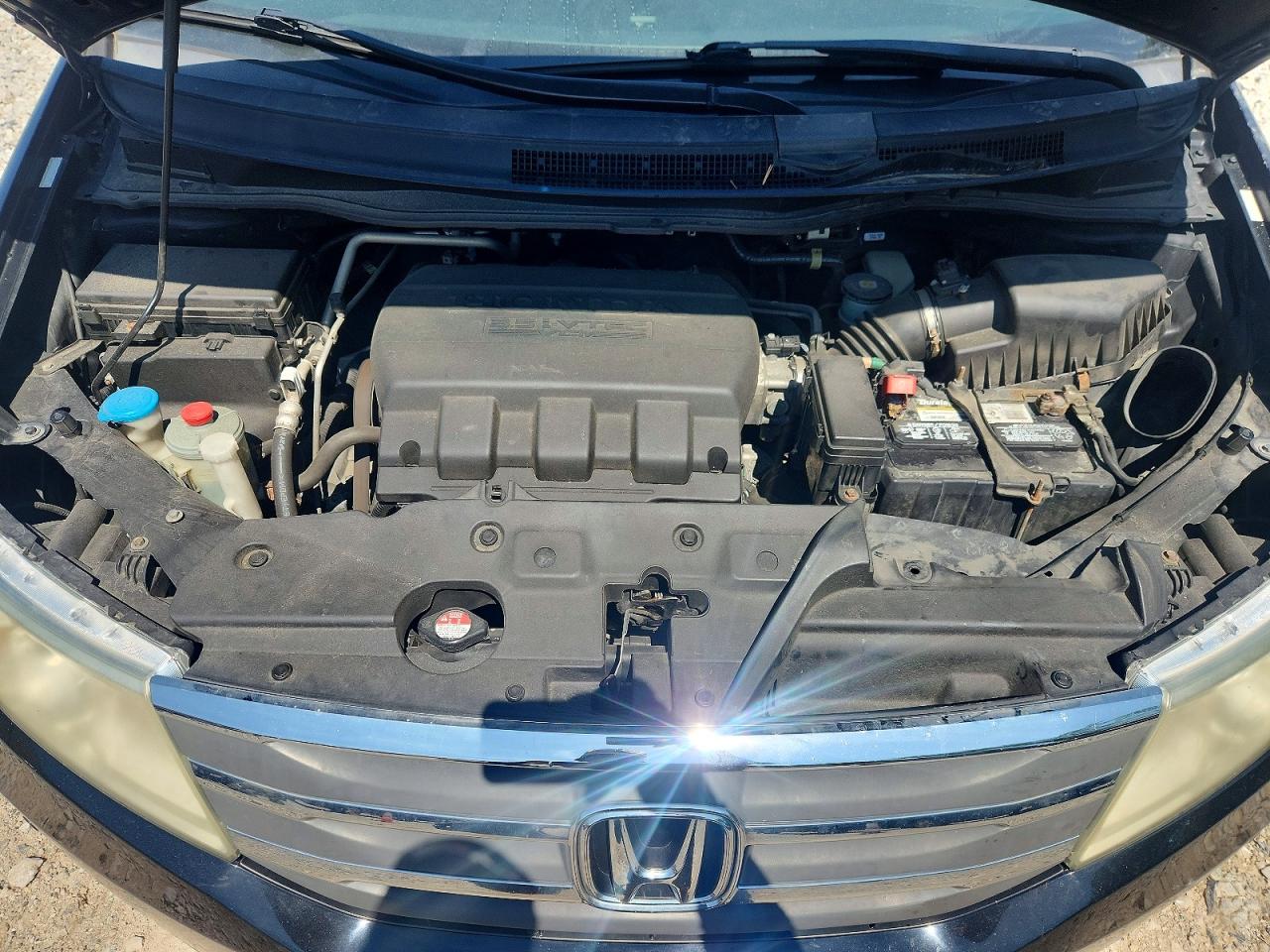 2012 Honda Odyssey Touring Black vin: 5FNRL5H97CB090963