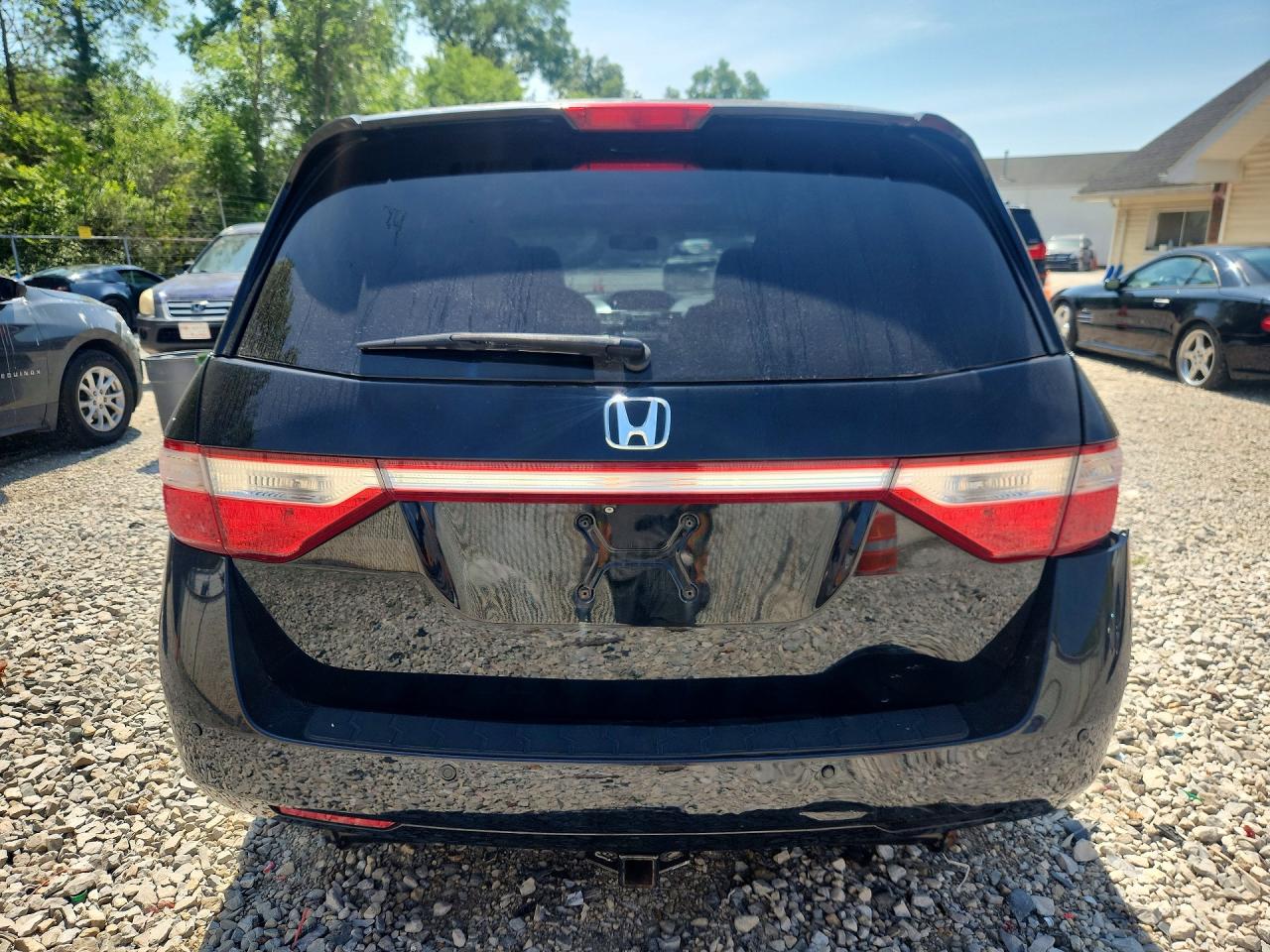 2012 Honda Odyssey Touring Black vin: 5FNRL5H97CB090963