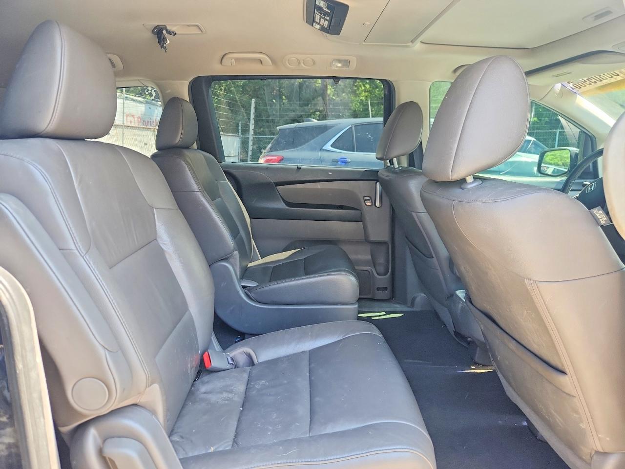 2012 Honda Odyssey Touring Black vin: 5FNRL5H97CB090963