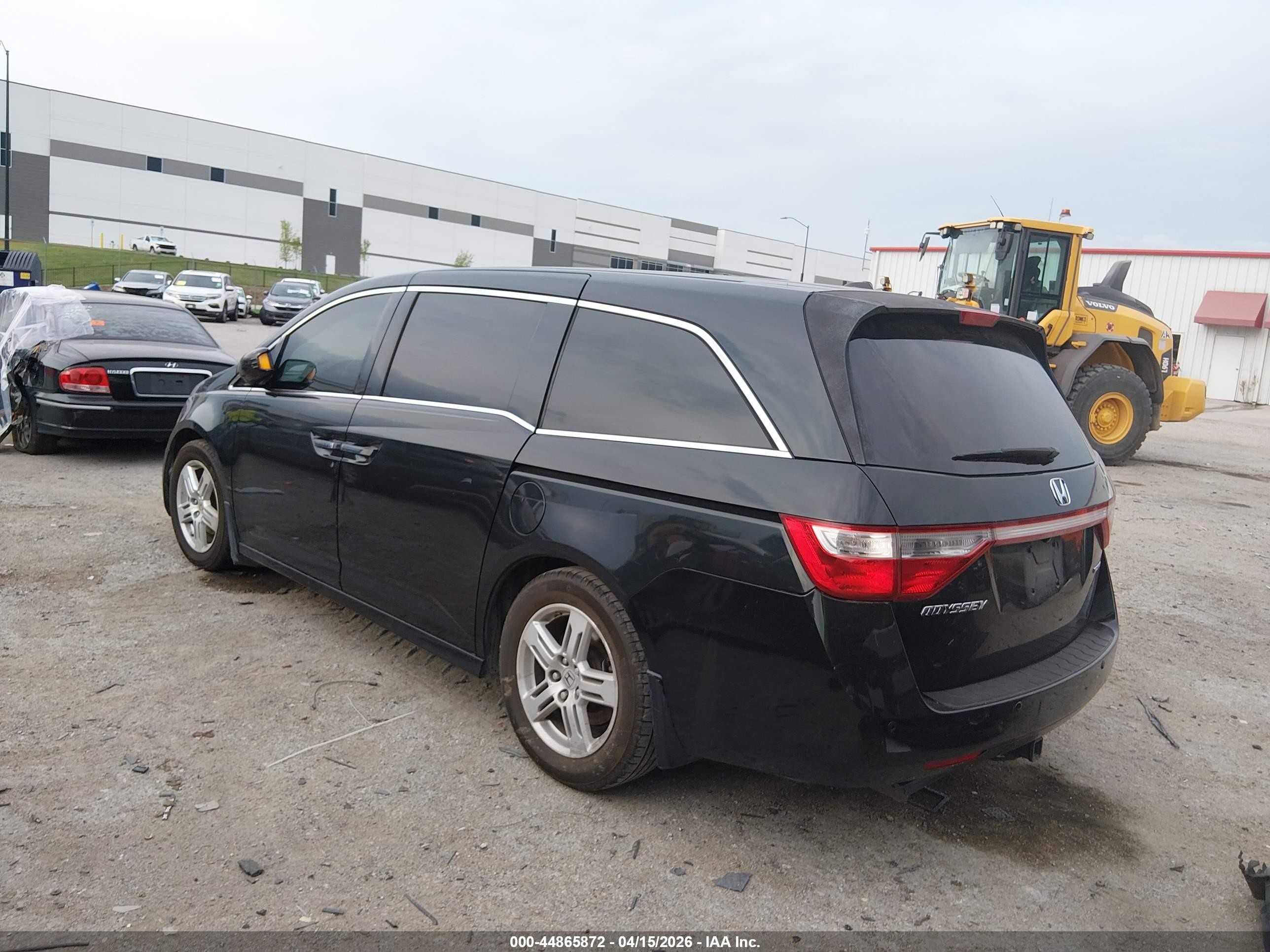 2012 Honda Odyssey Touring/touring Elite Черный vin: 5FNRL5H97CB103176