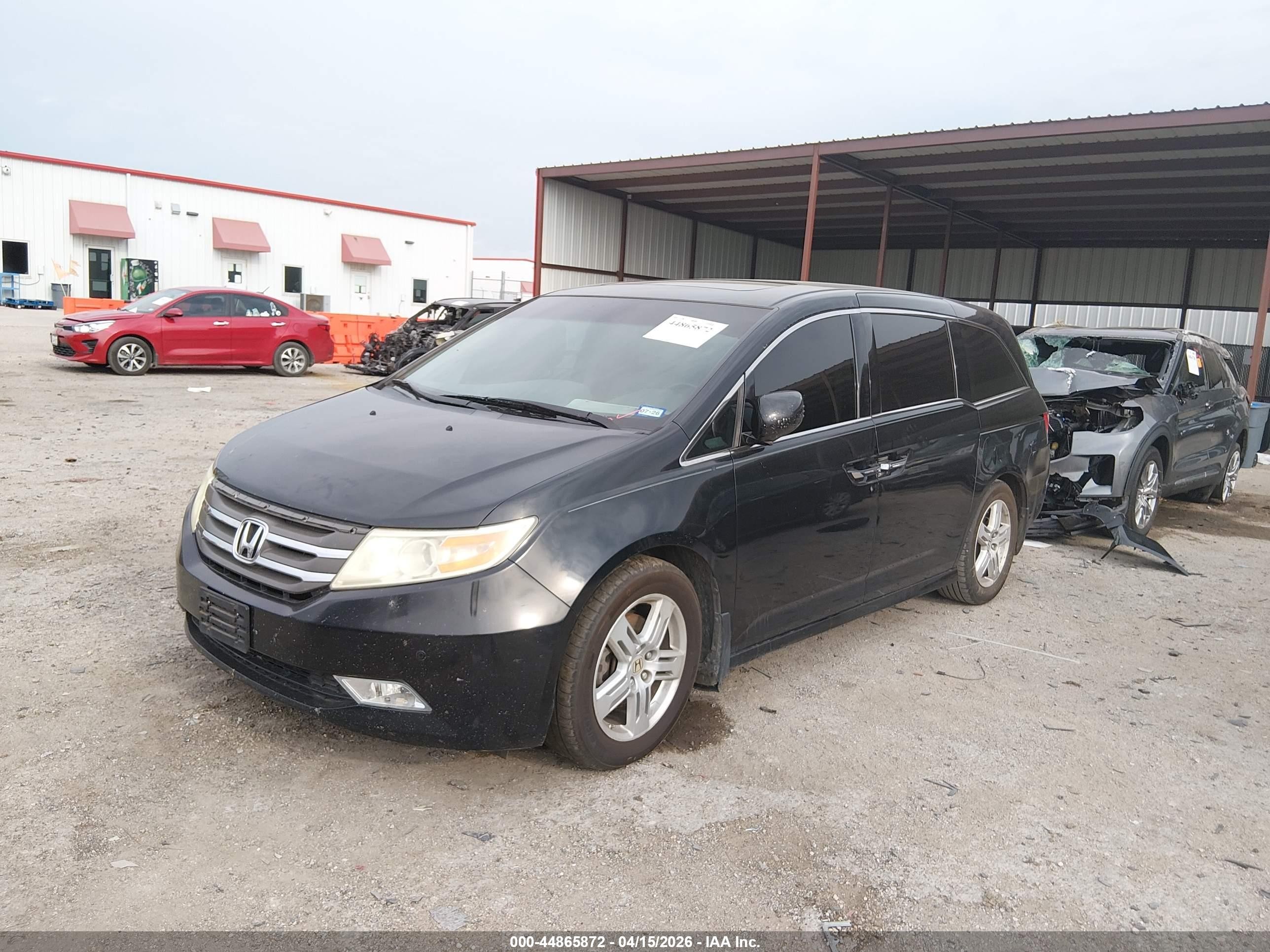 2012 Honda Odyssey Touring/touring Elite Черный vin: 5FNRL5H97CB103176