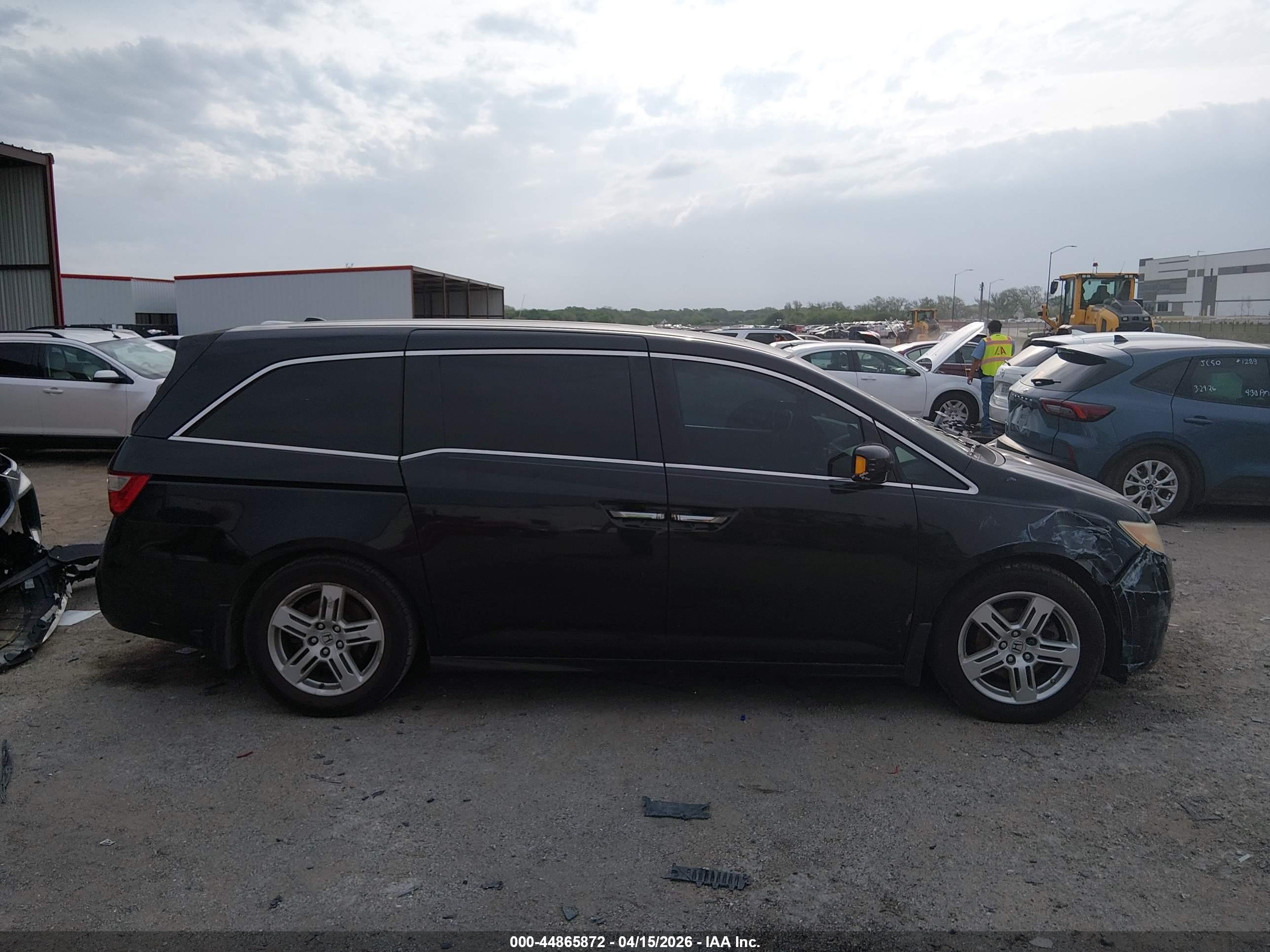 2012 Honda Odyssey Touring/touring Elite Черный vin: 5FNRL5H97CB103176