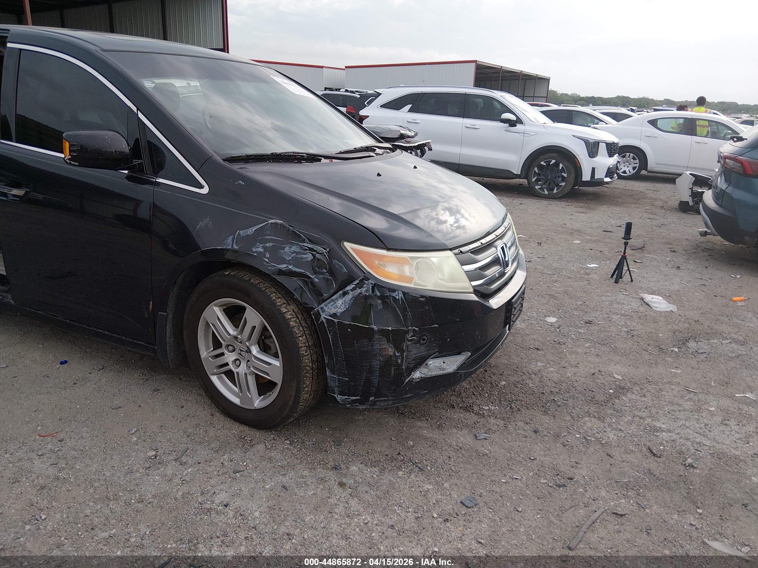 2012 Honda Odyssey Touring/touring Elite Черный vin: 5FNRL5H97CB103176