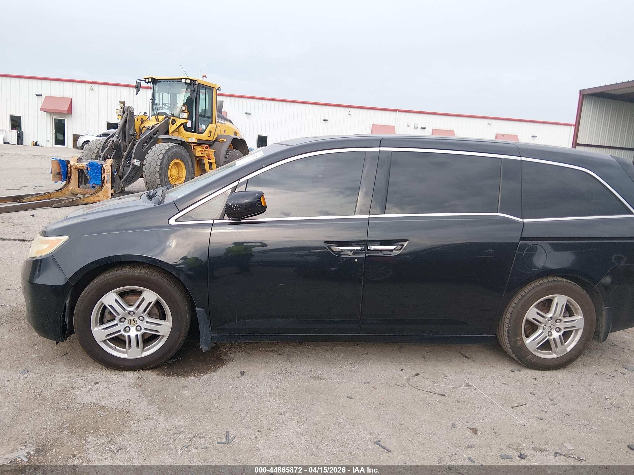 2012 Honda Odyssey Touring/touring Elite Черный vin: 5FNRL5H97CB103176