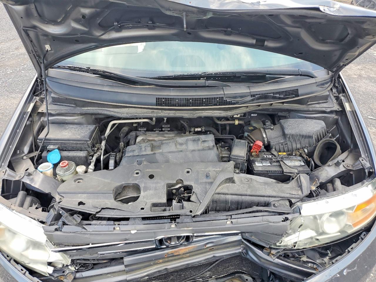 2013 Honda Odyssey Touring Gray vin: 5FNRL5H97DB029968